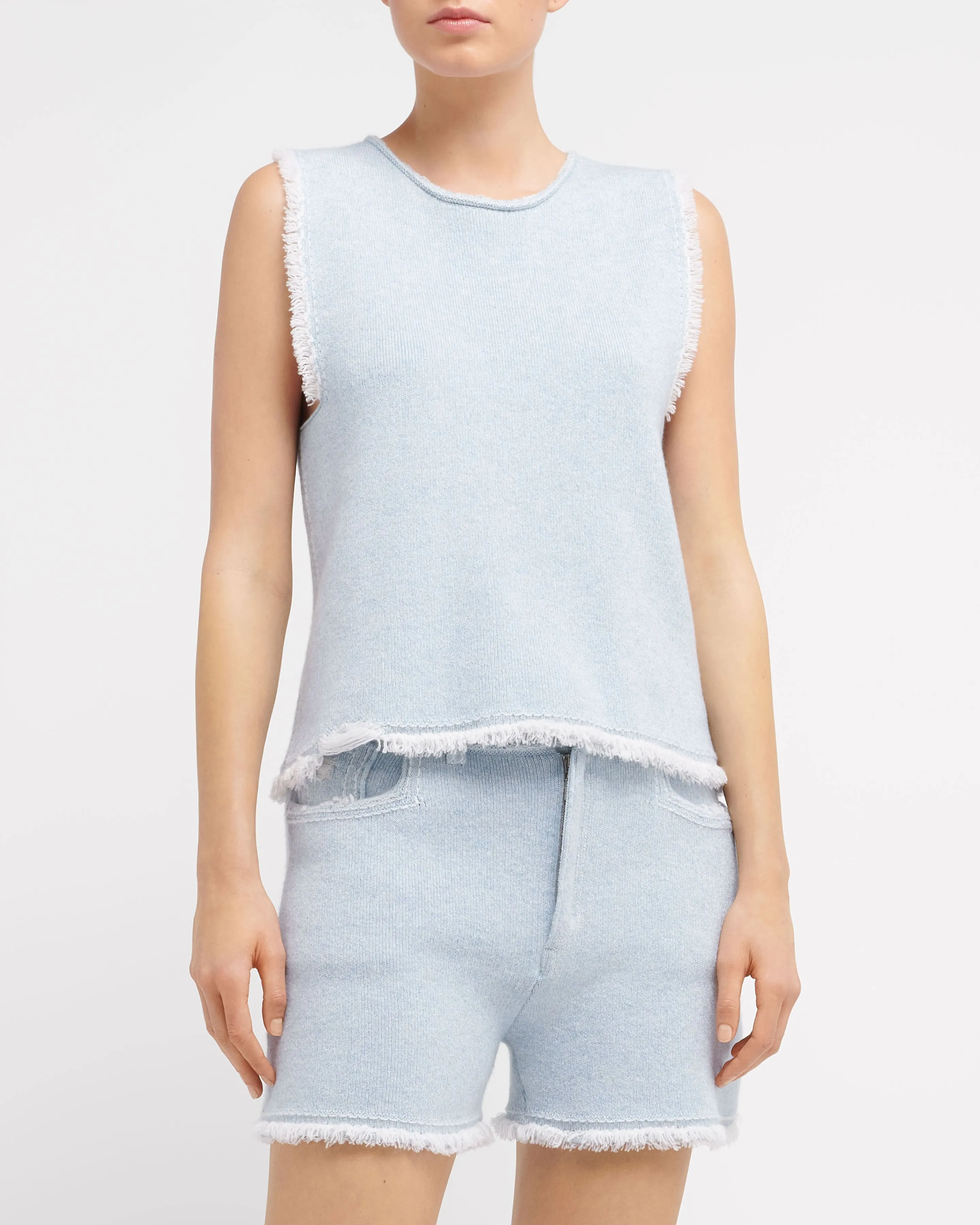 Short Denim à franges sold by Barrie product image thumbnail 3