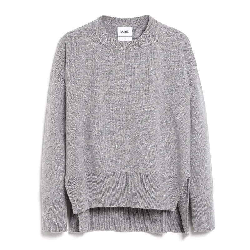 Pull col rond oversize en cachemire sold by Barrie