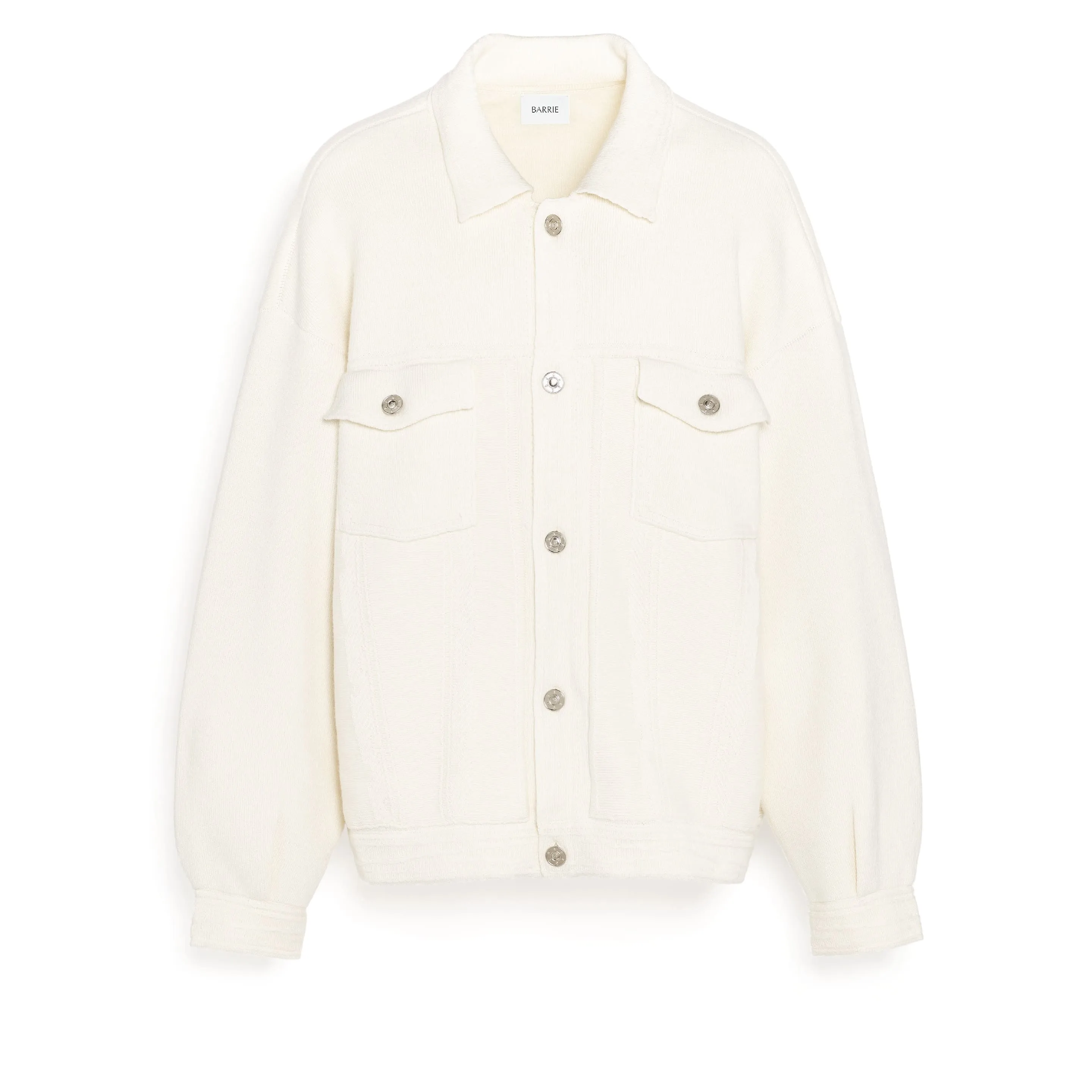 Veste Denim oversize en cachemire et coton sold by Barrie