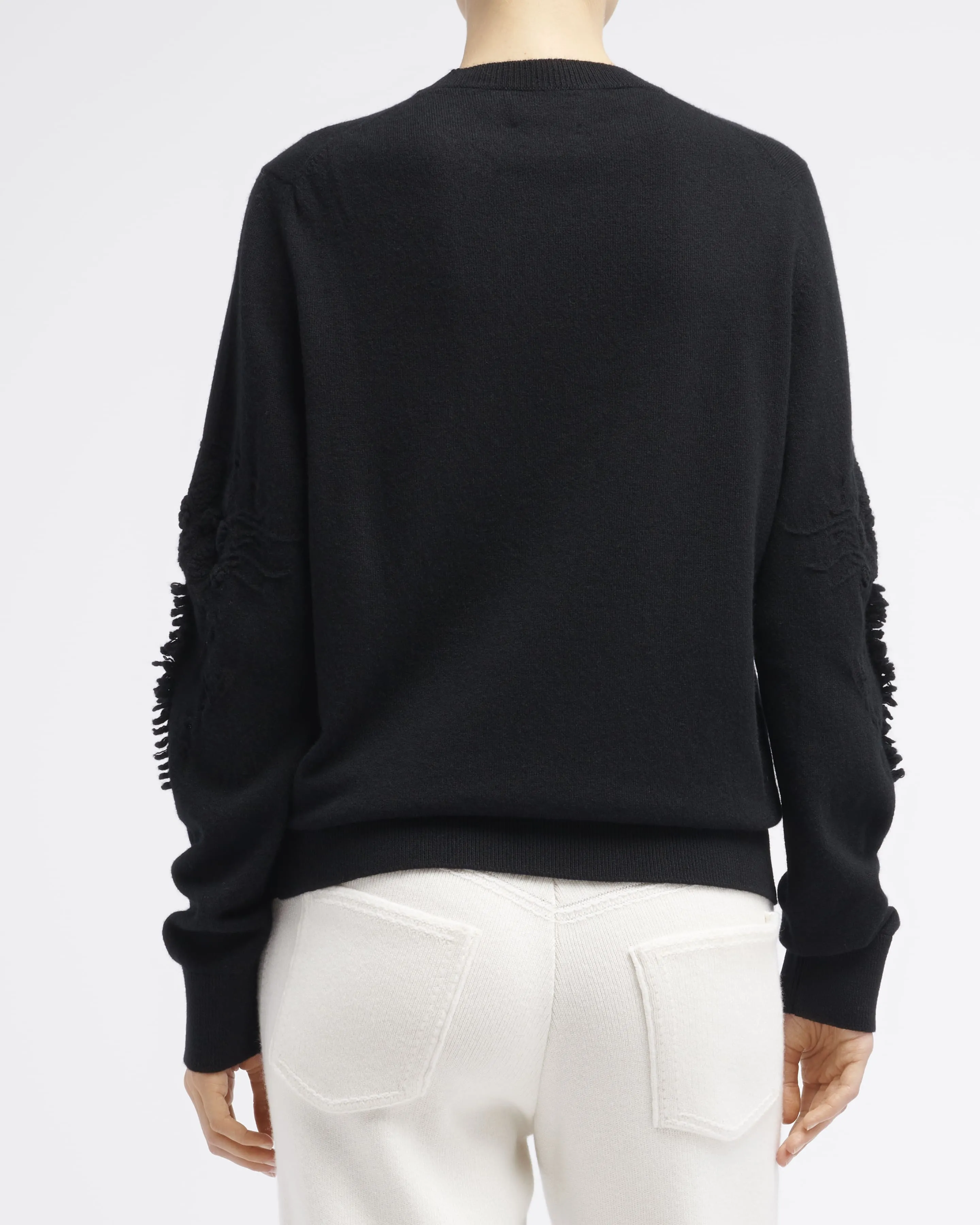 Pull iconique col rond en cachemire sold by Barrie product image thumbnail 5