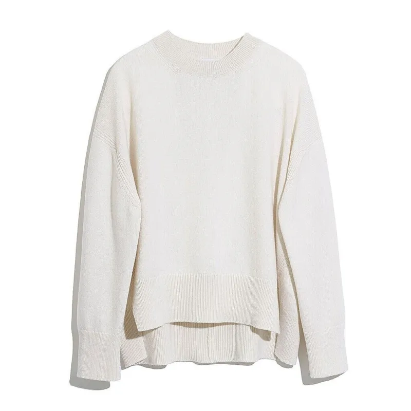 Pull col rond oversize en cachemire sold by Barrie