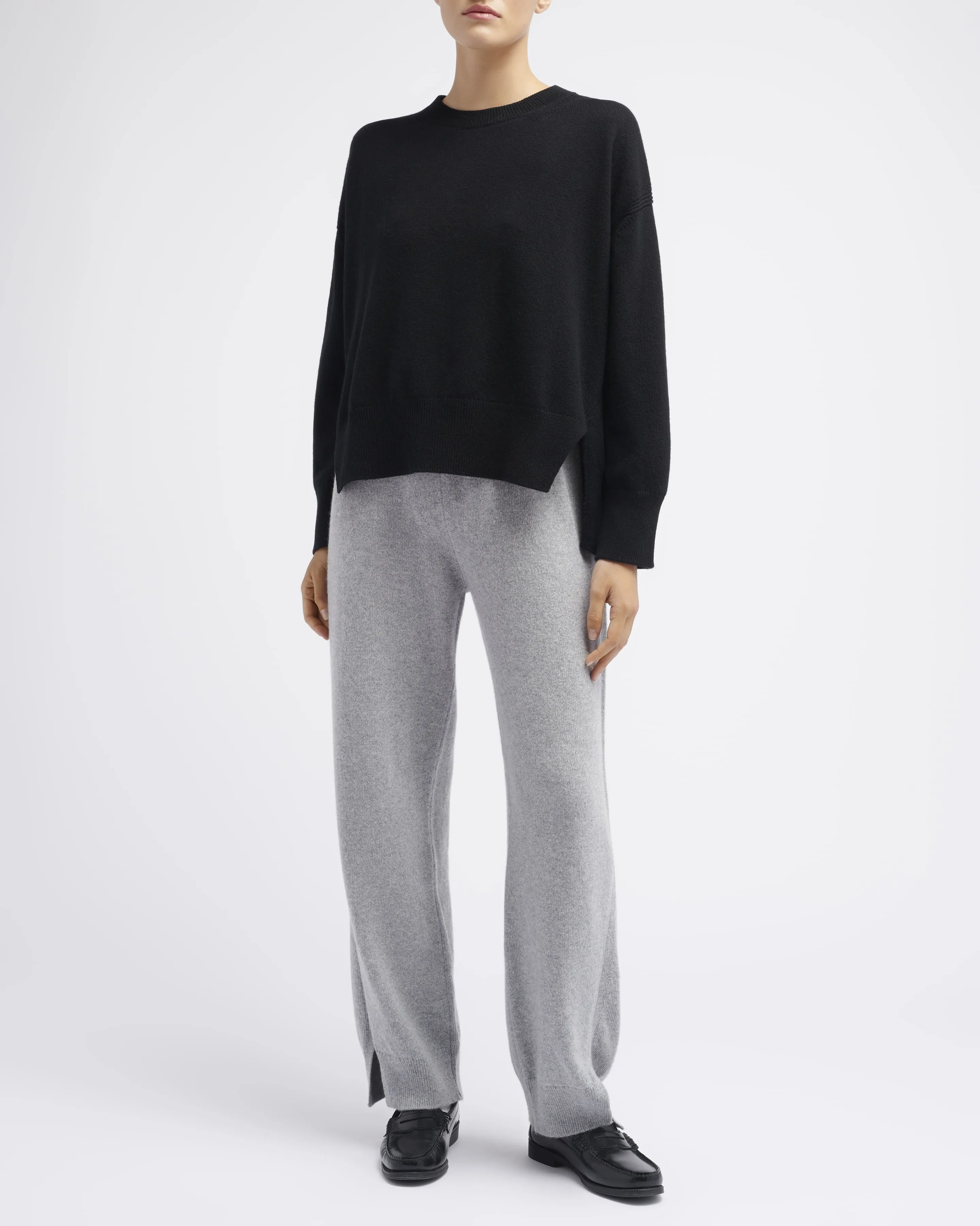 Pull col rond oversize en cachemire sold by Barrie product image thumbnail 4