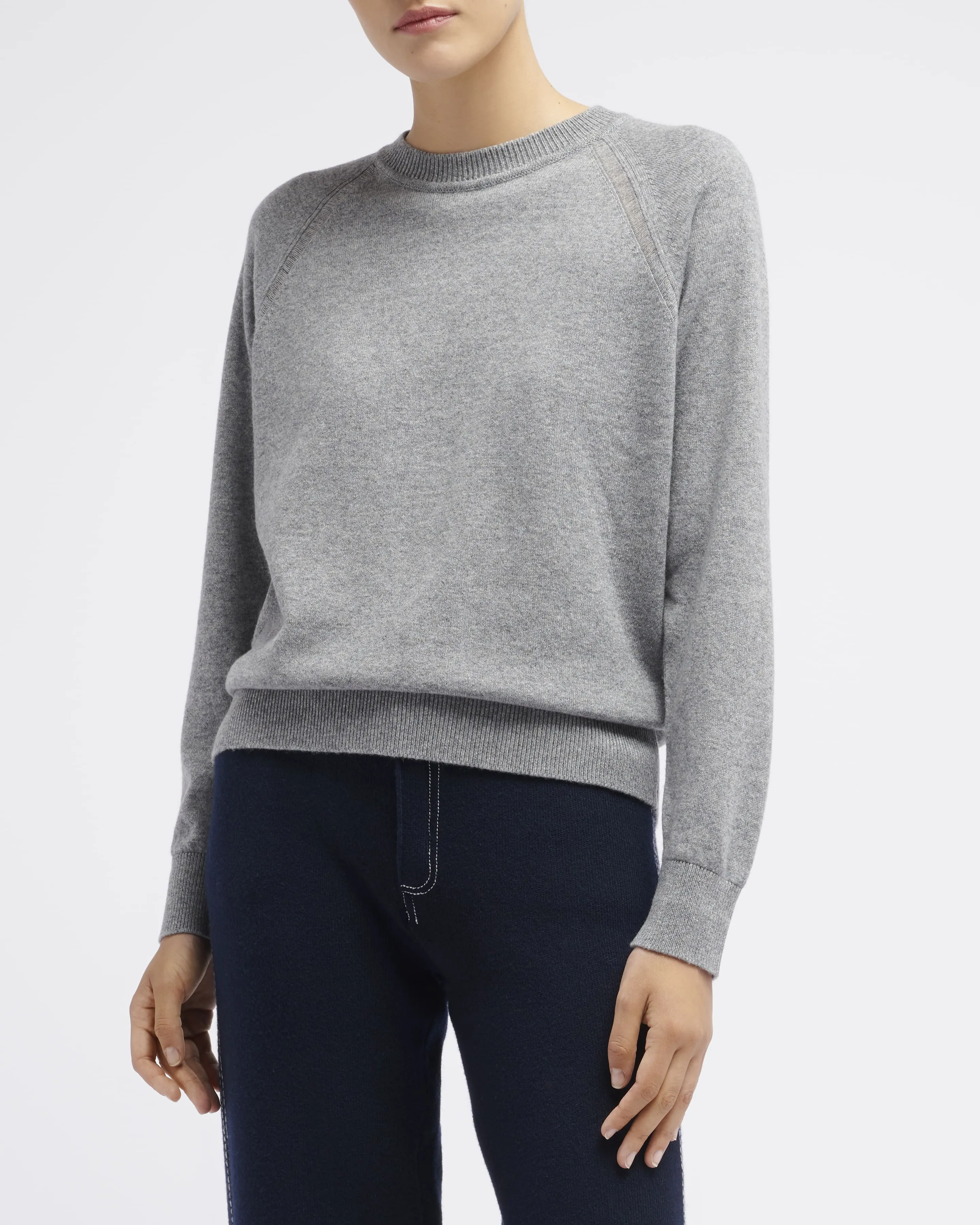 Pull col rond en cachemire sold by Barrie product image thumbnail 3