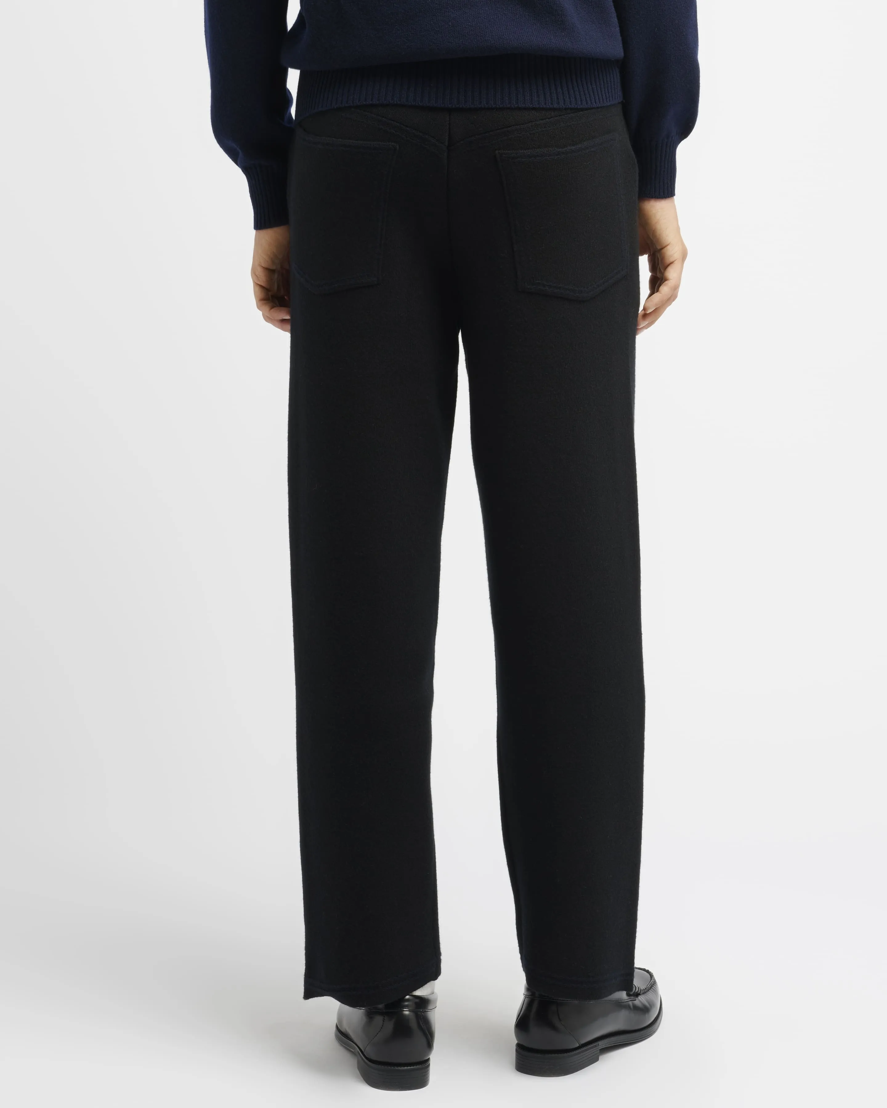 Pantalon denim classique en cachemire et coton sold by Barrie product image thumbnail 5