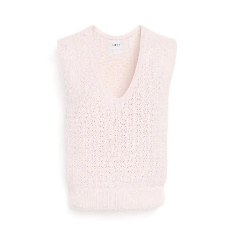 Top en dentelle cachemire sold by Barrie