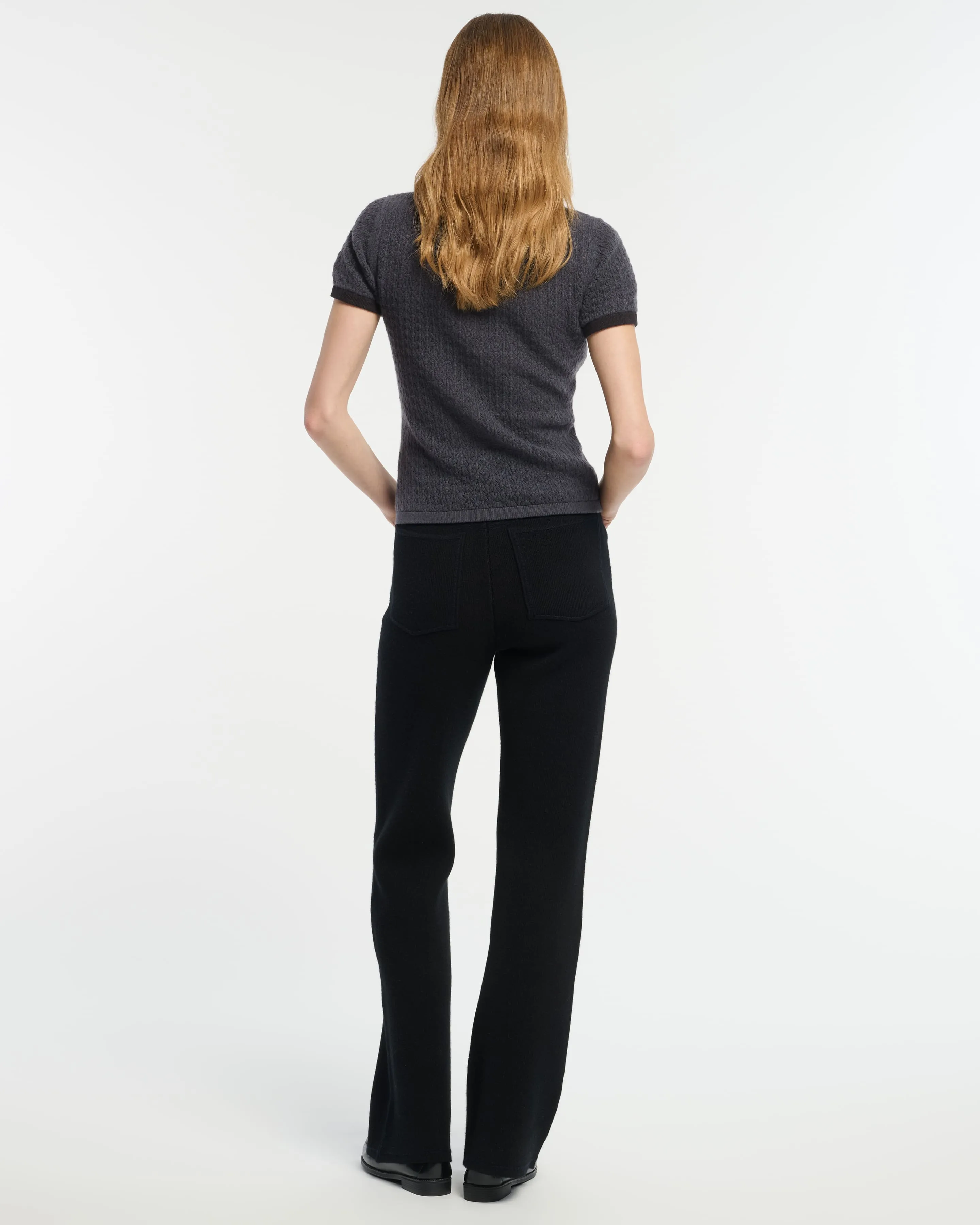 Top en dentelle cachemire logo B sold by Barrie product image thumbnail 5