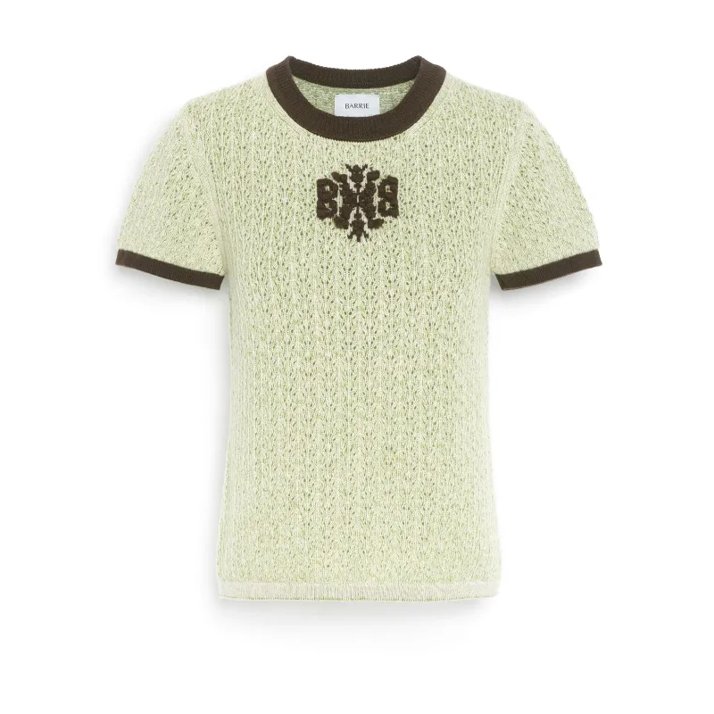 Top en dentelle cachemire logo B sold by Barrie