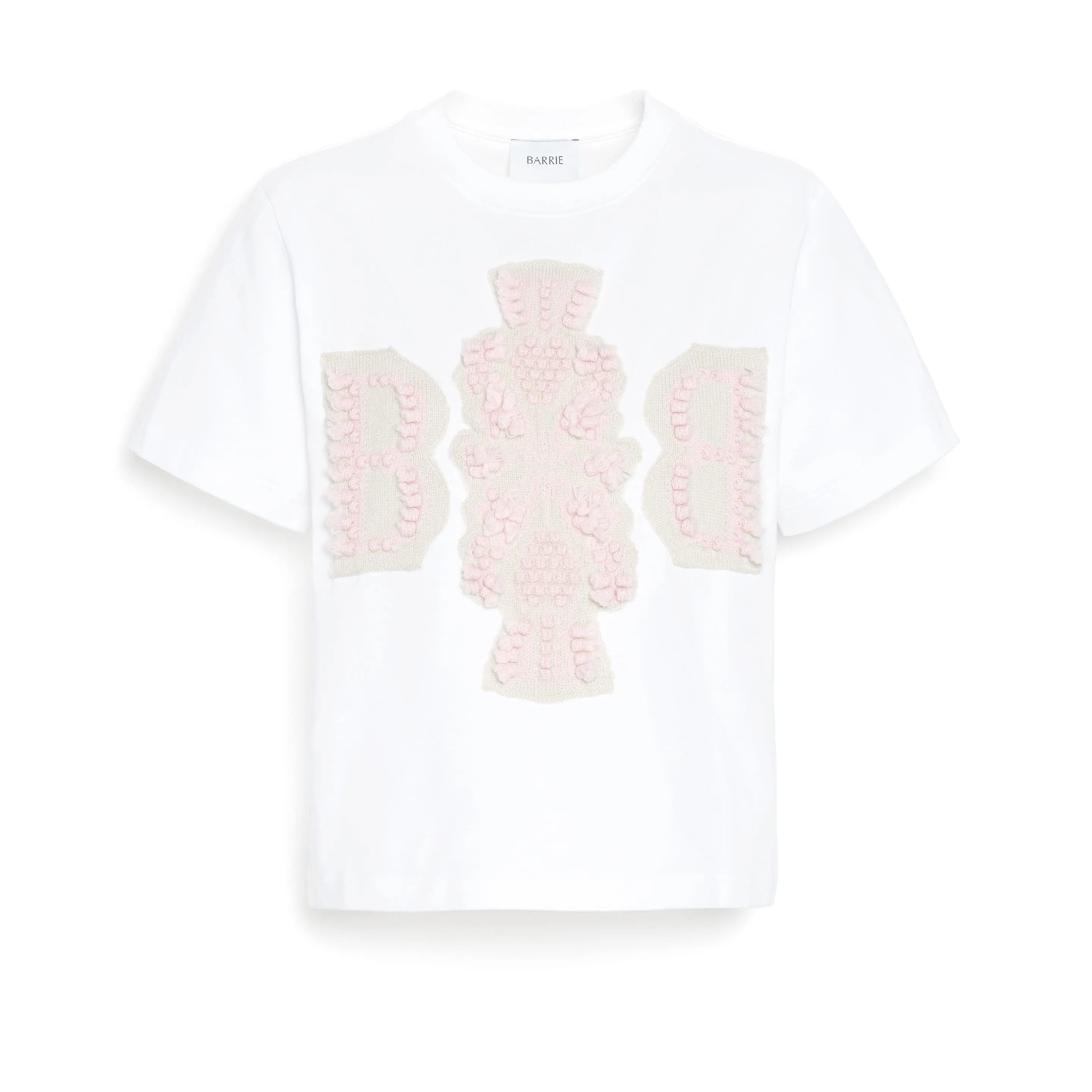 T-Shirt court avec logo B en cachemire sold by Barrie