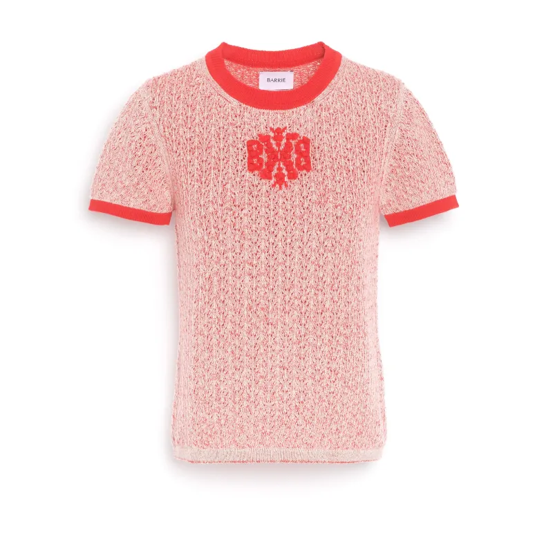 Top en dentelle cachemire logo B sold by Barrie