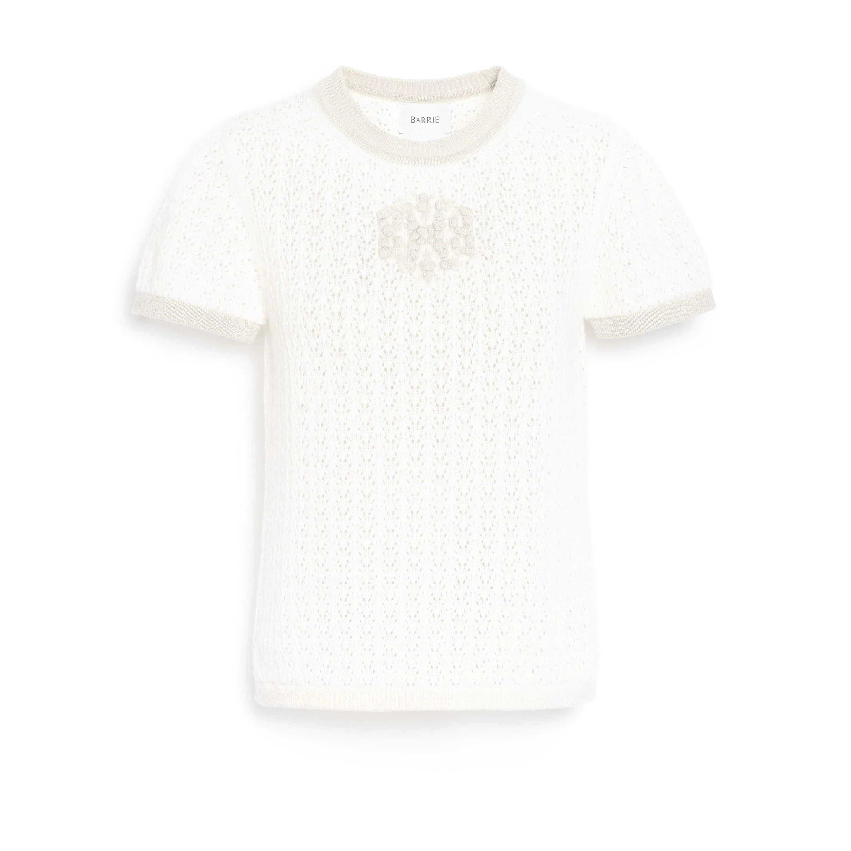 Top en dentelle cachemire logo B sold by Barrie