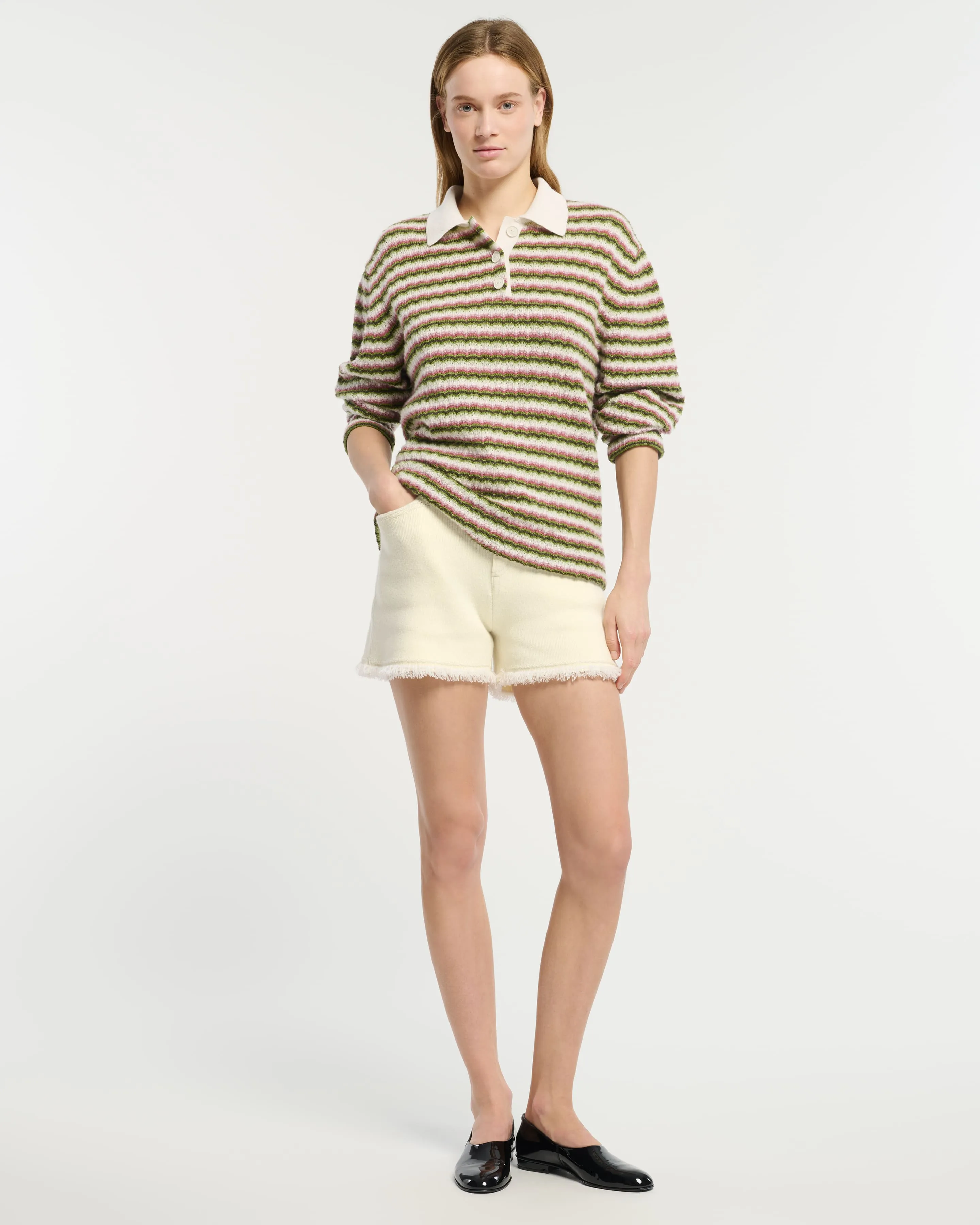 Polo en dentelle cachemire sold by Barrie product image thumbnail 4