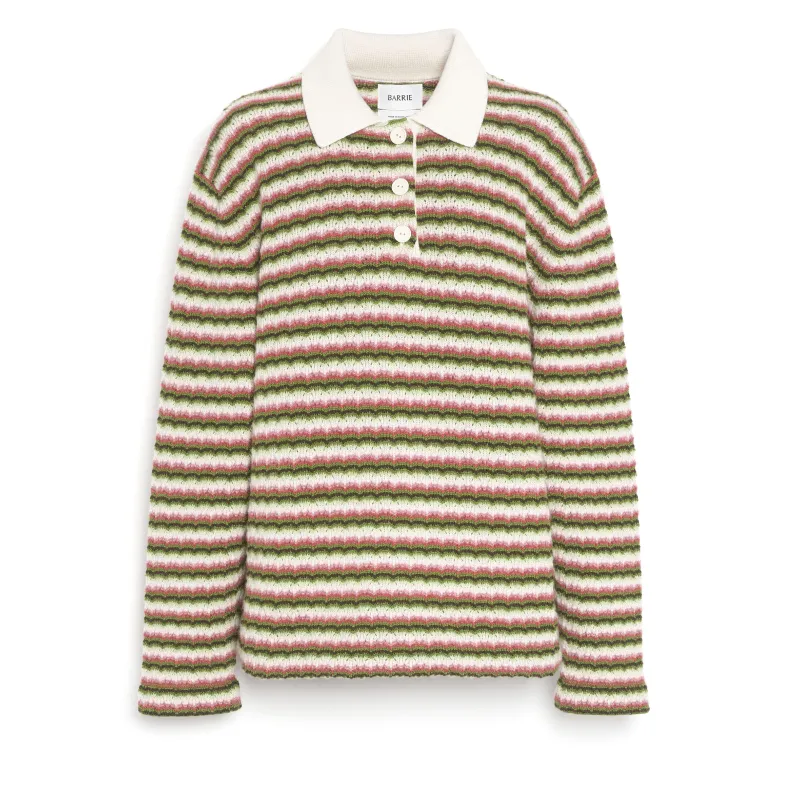 Polo en dentelle cachemire sold by Barrie