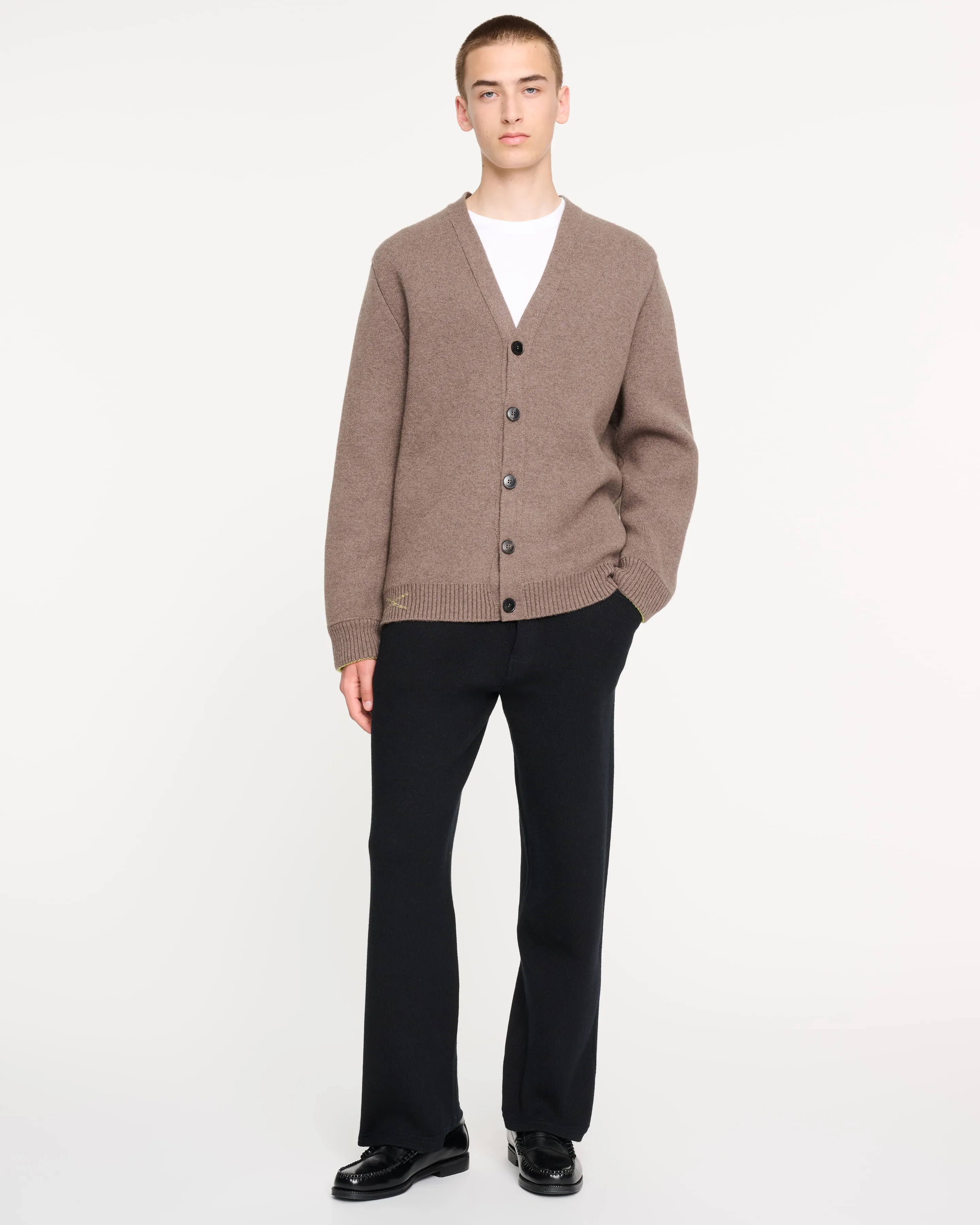 Cardigan en cachemire double face sold by Barrie product image thumbnail 4