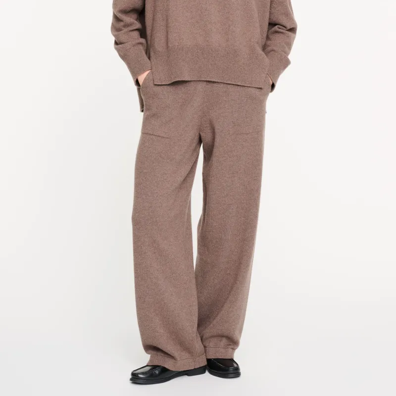 Pantalon droit en cachemire made by Barrie