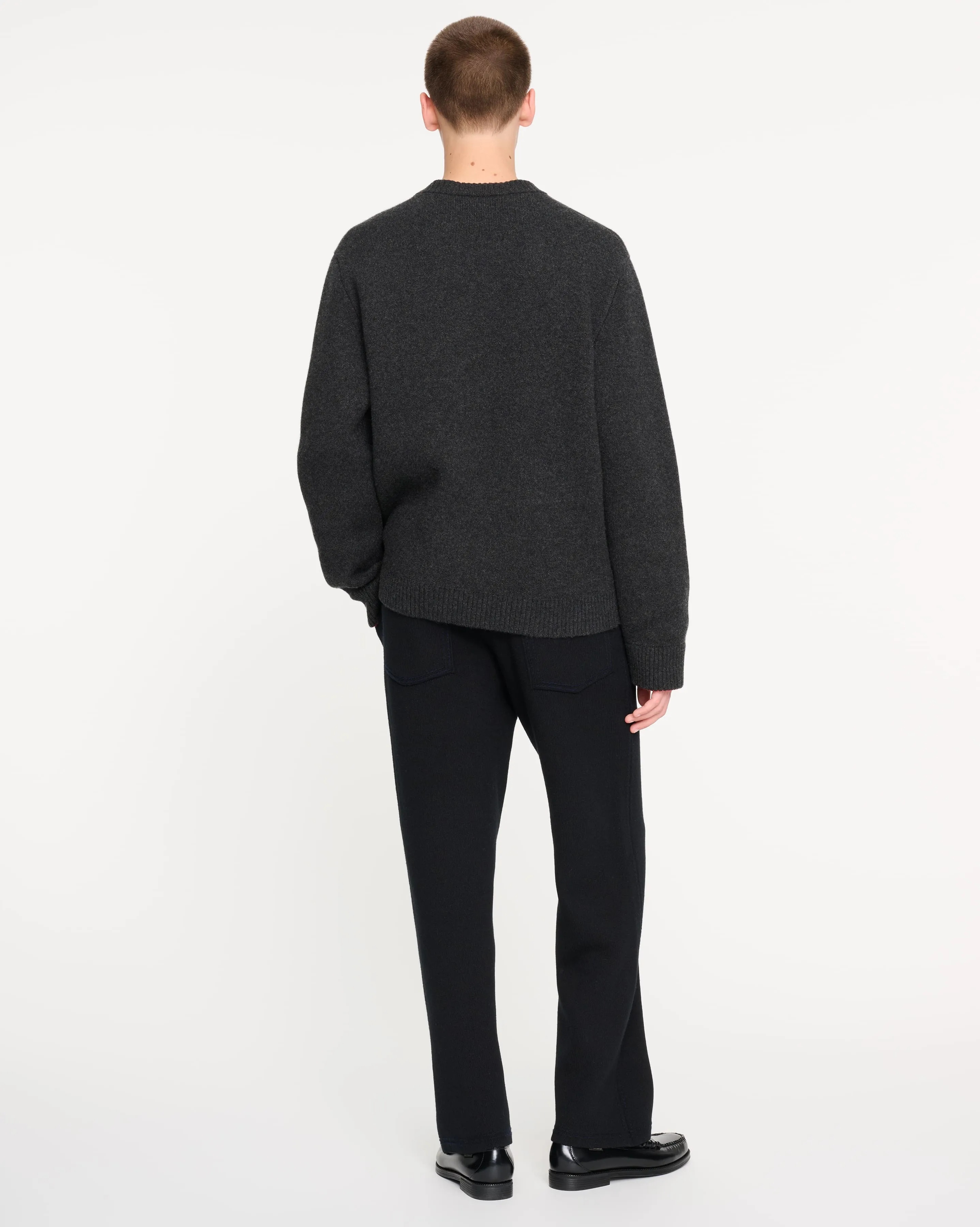 Pull en cachemire double face sold by Barrie product image thumbnail 5