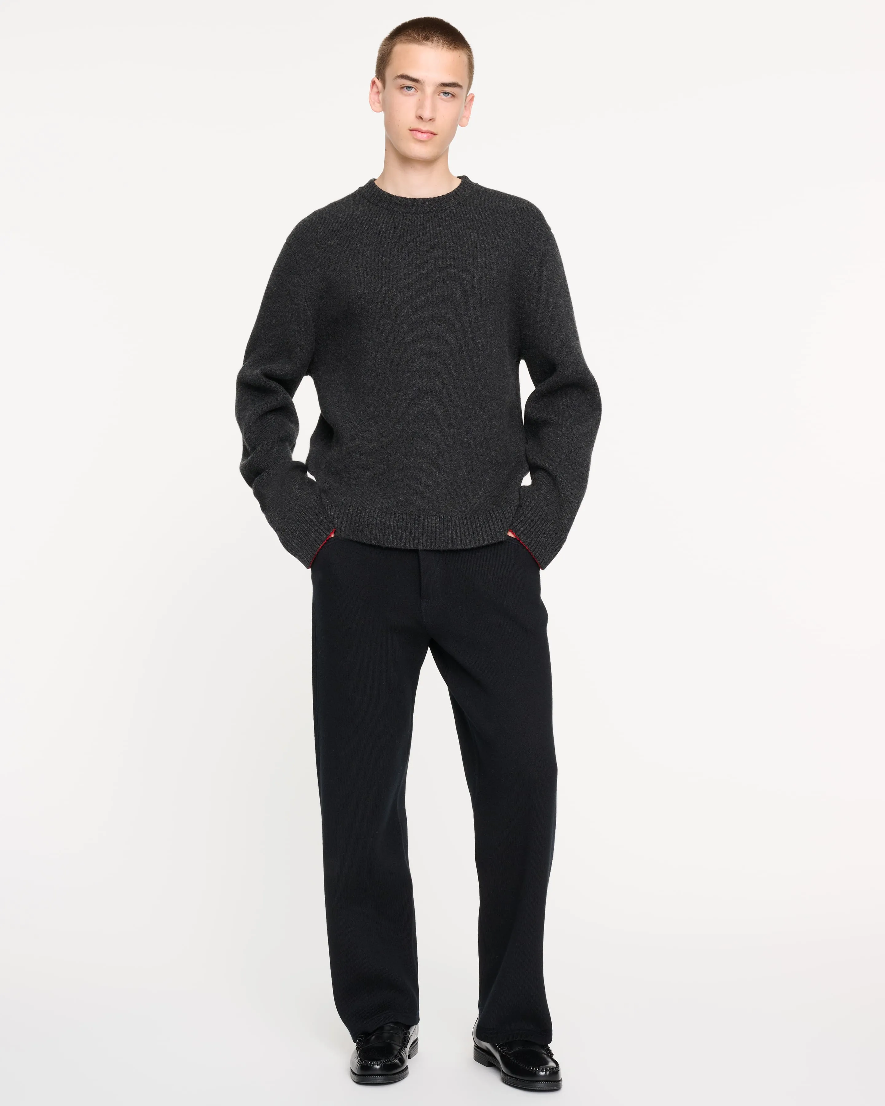 Pull en cachemire double face sold by Barrie product image thumbnail 4