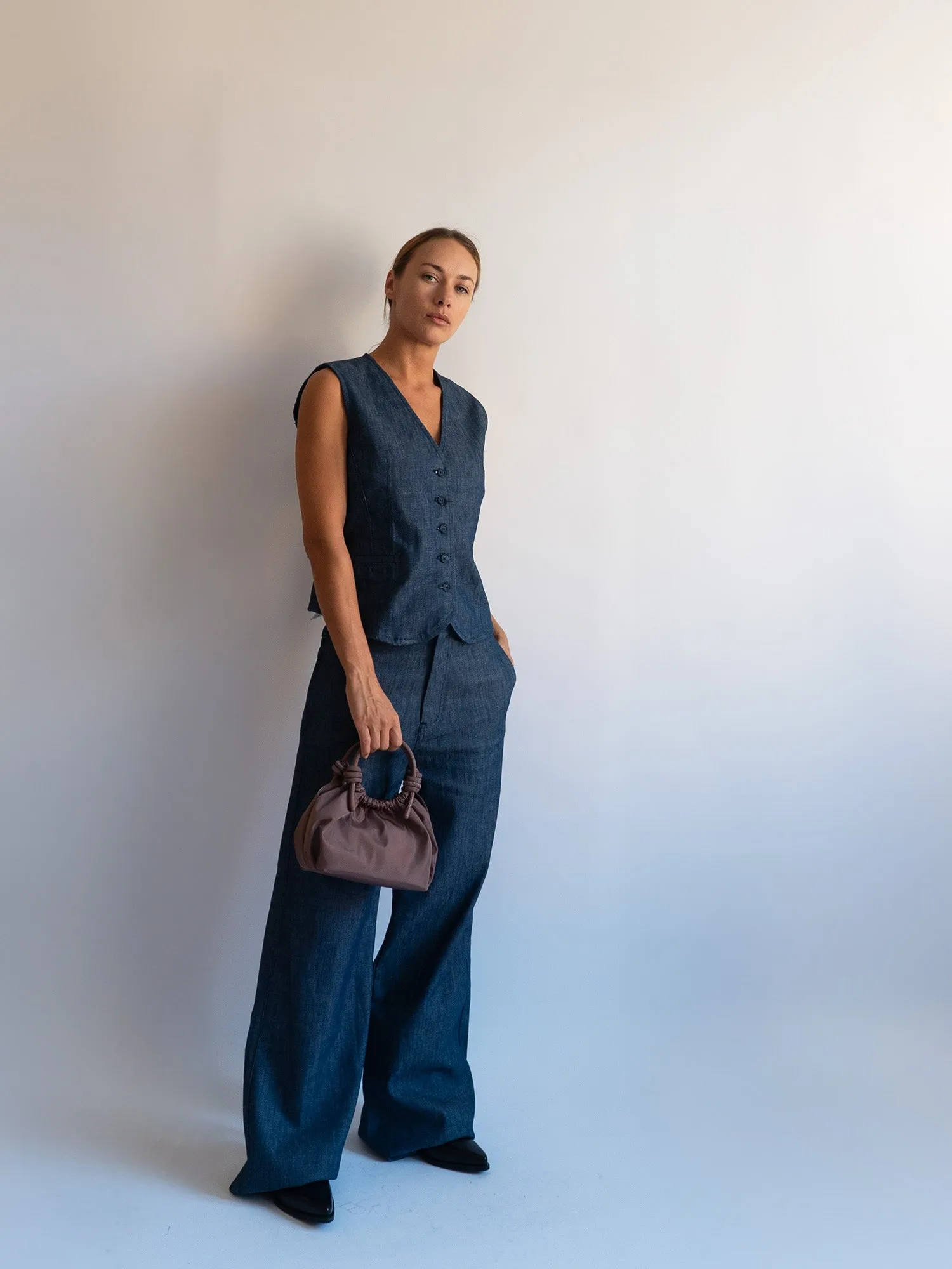 JOLLY MATTE TWILL - Dusty Mauve sold by HVISK product image thumbnail 3