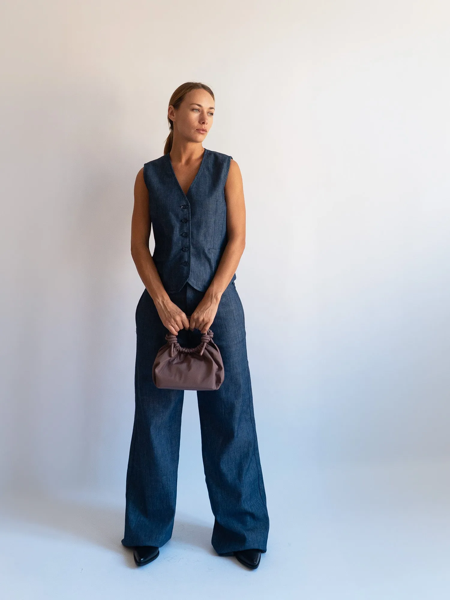 JOLLY MATTE TWILL - Dusty Mauve sold by HVISK product image thumbnail 2