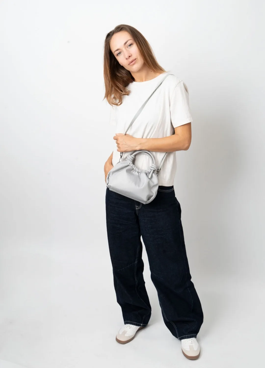 JOLLY MATTE TWILL - Grey Aura sold by HVISK product image thumbnail 4