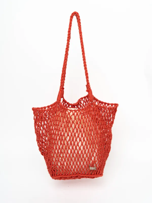 EDEN TOTE - Red Coral made by HVISK
