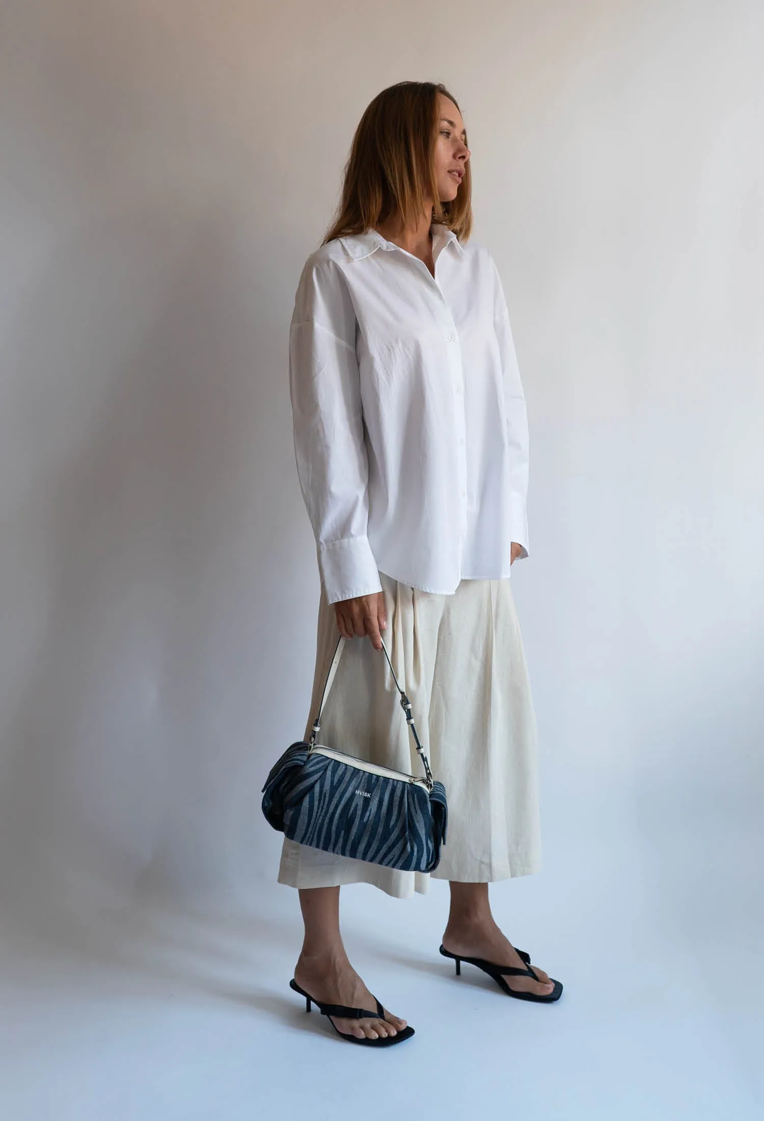 ELBIE DENIM - Navy Zebra sold by HVISK product image thumbnail 4