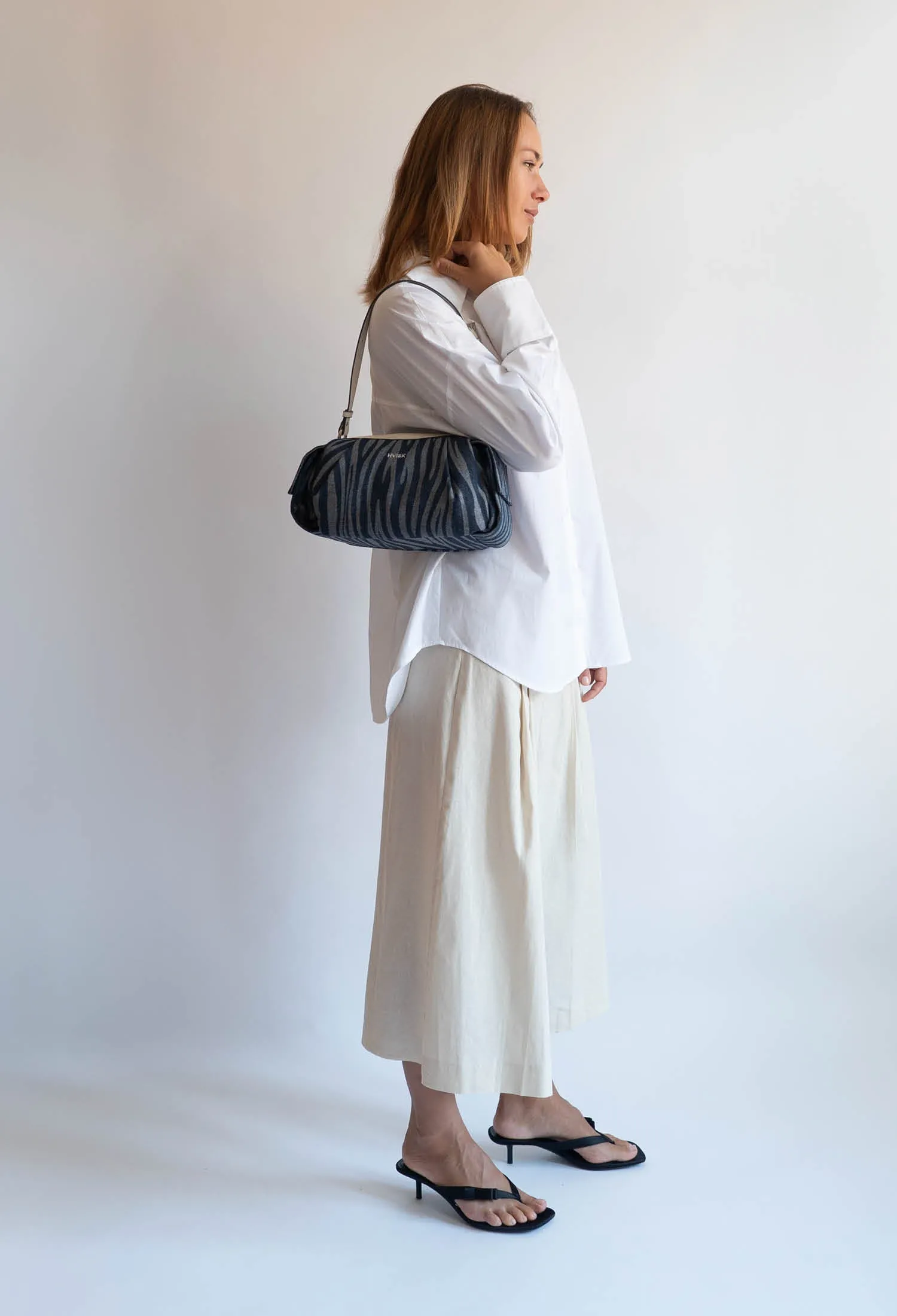 ELBIE DENIM - Navy Zebra sold by HVISK product image thumbnail 5