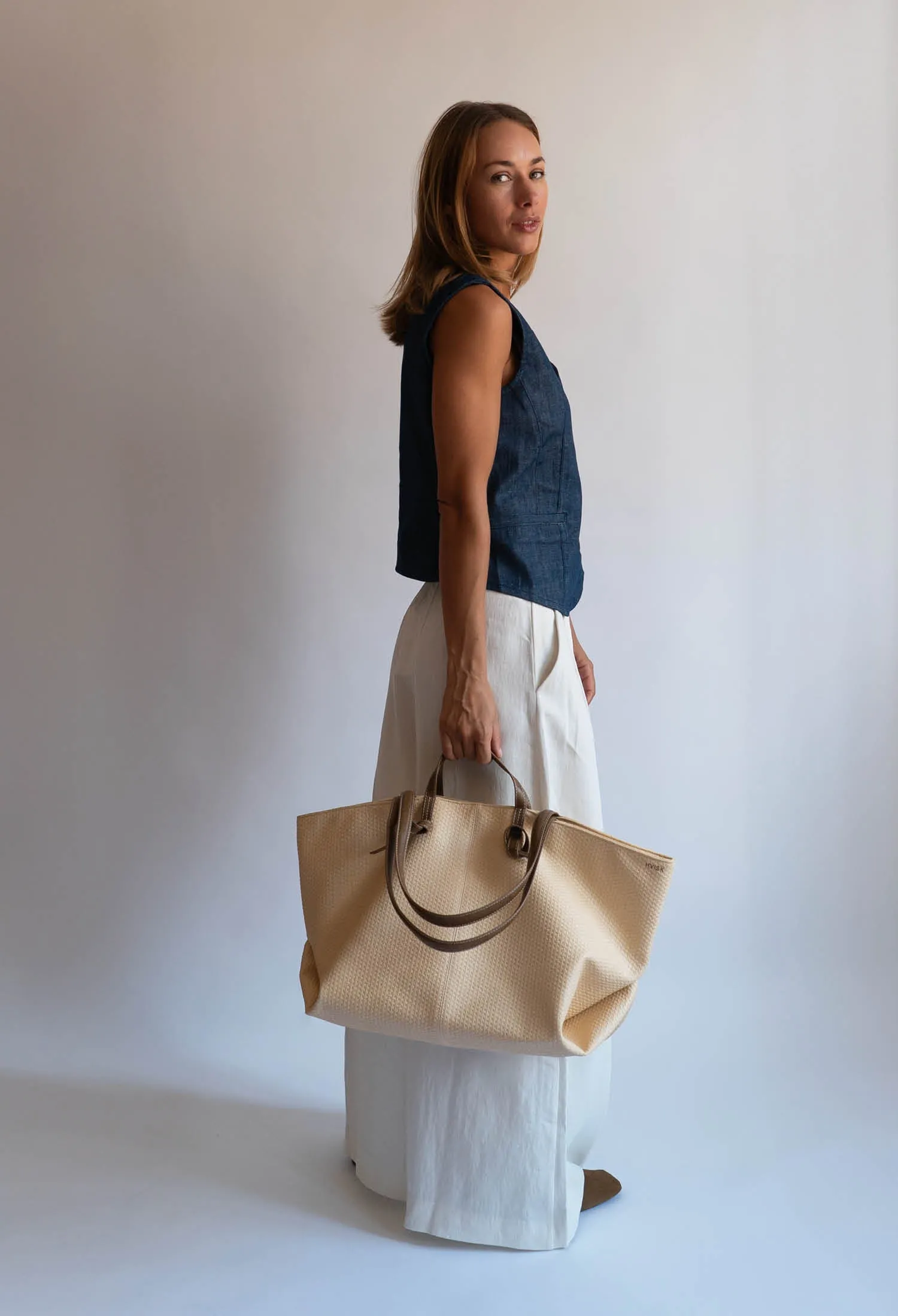 TOWNY RAFFIA STRUCTURE - Raffia Sand sold by HVISK product image thumbnail 4