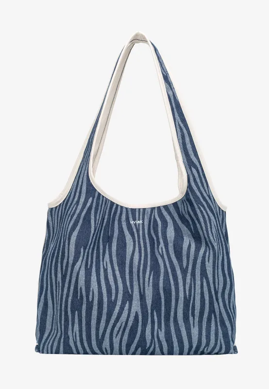 CARRY DENIM - Navy Zebra made by HVISK