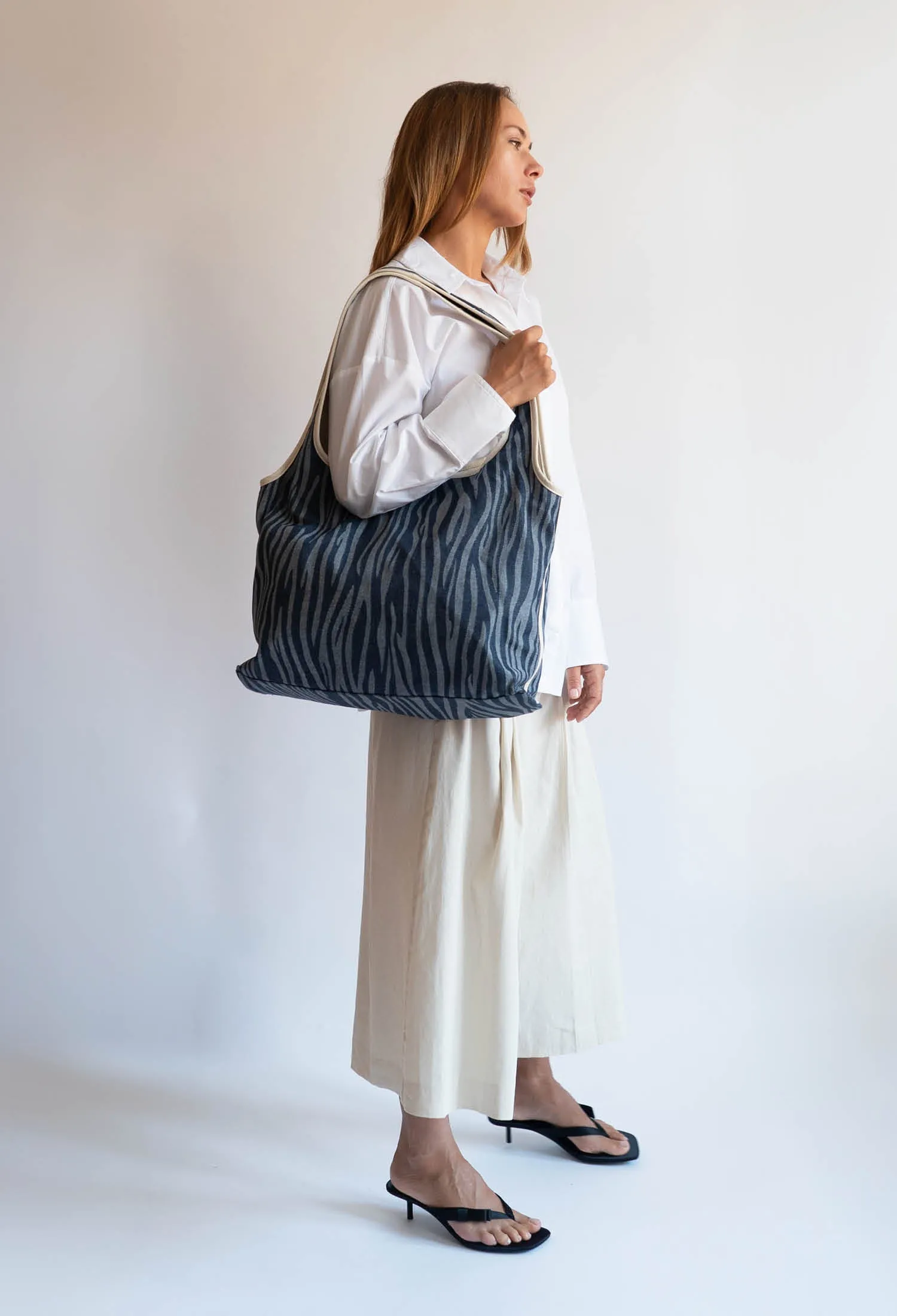 CARRY DENIM - Navy Zebra sold by HVISK product image thumbnail 4