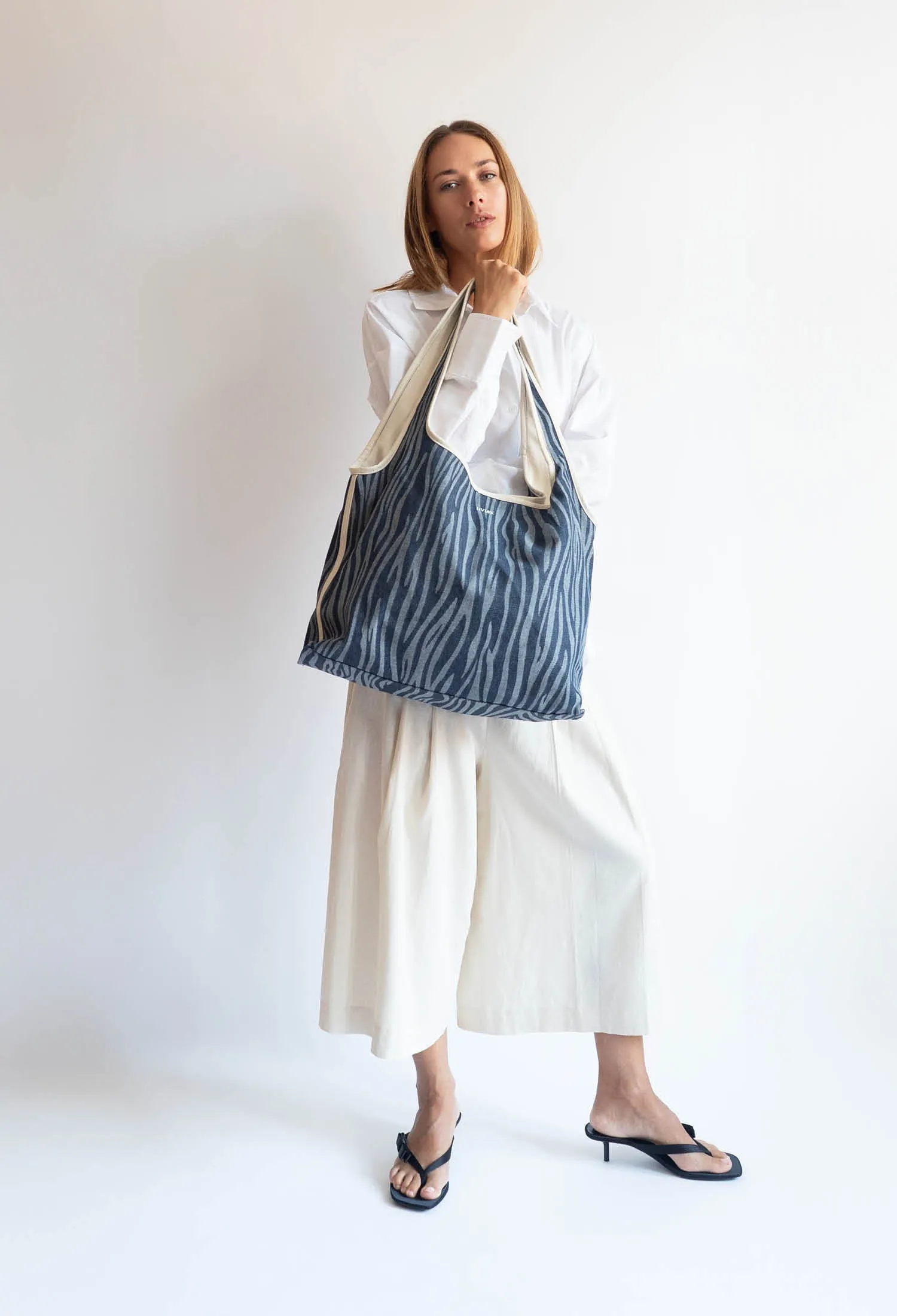 CARRY DENIM - Navy Zebra sold by HVISK product image thumbnail 5