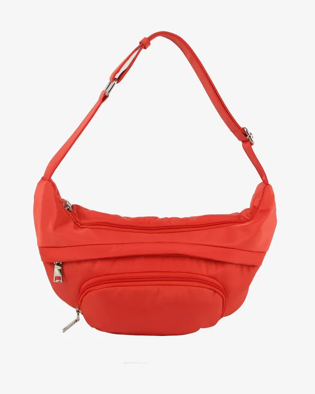 JADE MATTE TWILL - Red Coral made by HVISK