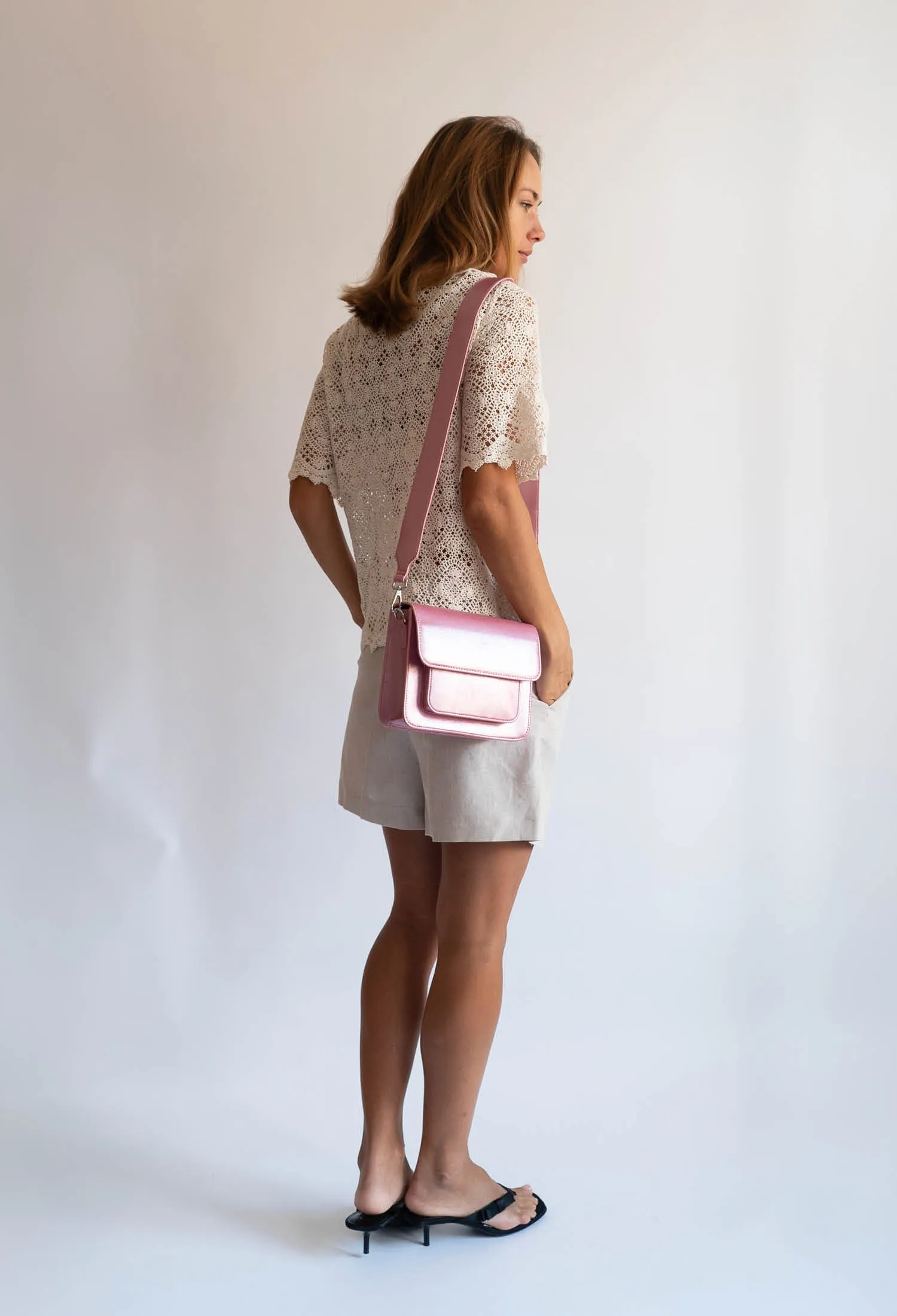 CAYMAN POCKET SHINY STRUCTURE - Rouge Pink sold by HVISK product image thumbnail 4