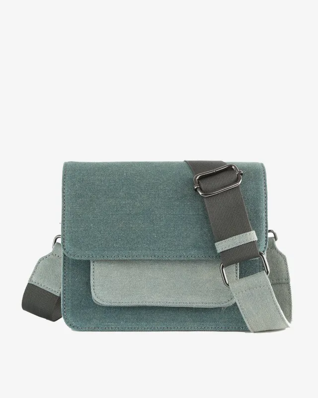 CAYMAN POCKET DENIM - Teal Tones made by HVISK