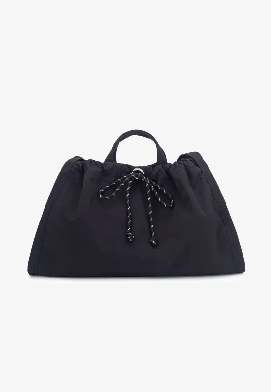 SAGE MEDIUM TEXTURED TWILL - Black made by HVISK