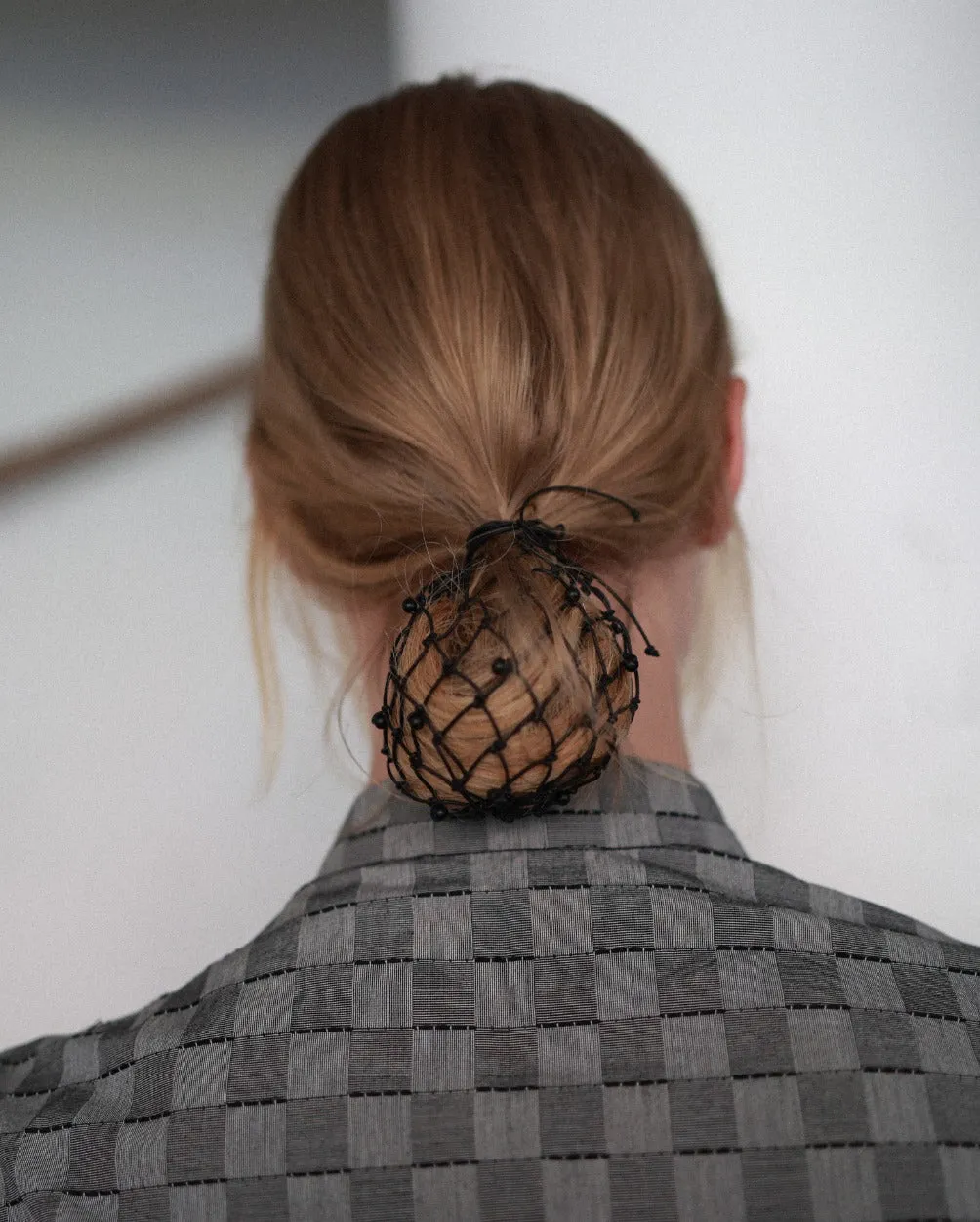 Beaded Chignon Net sold by Annika Inez