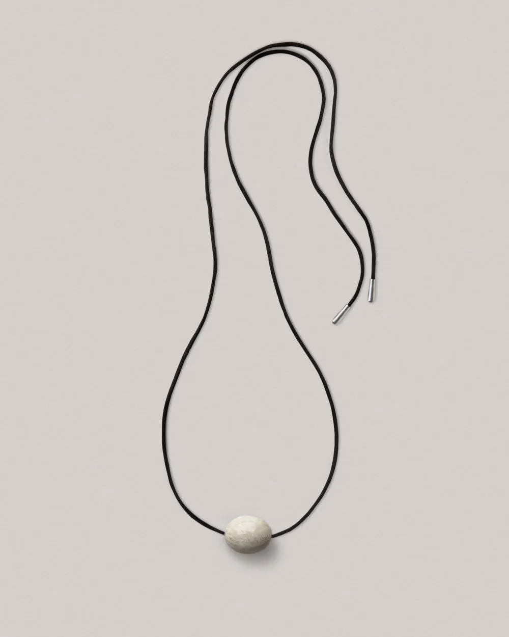 Small Stone Ellipse Necklace sold by Annika Inez product image thumbnail 2