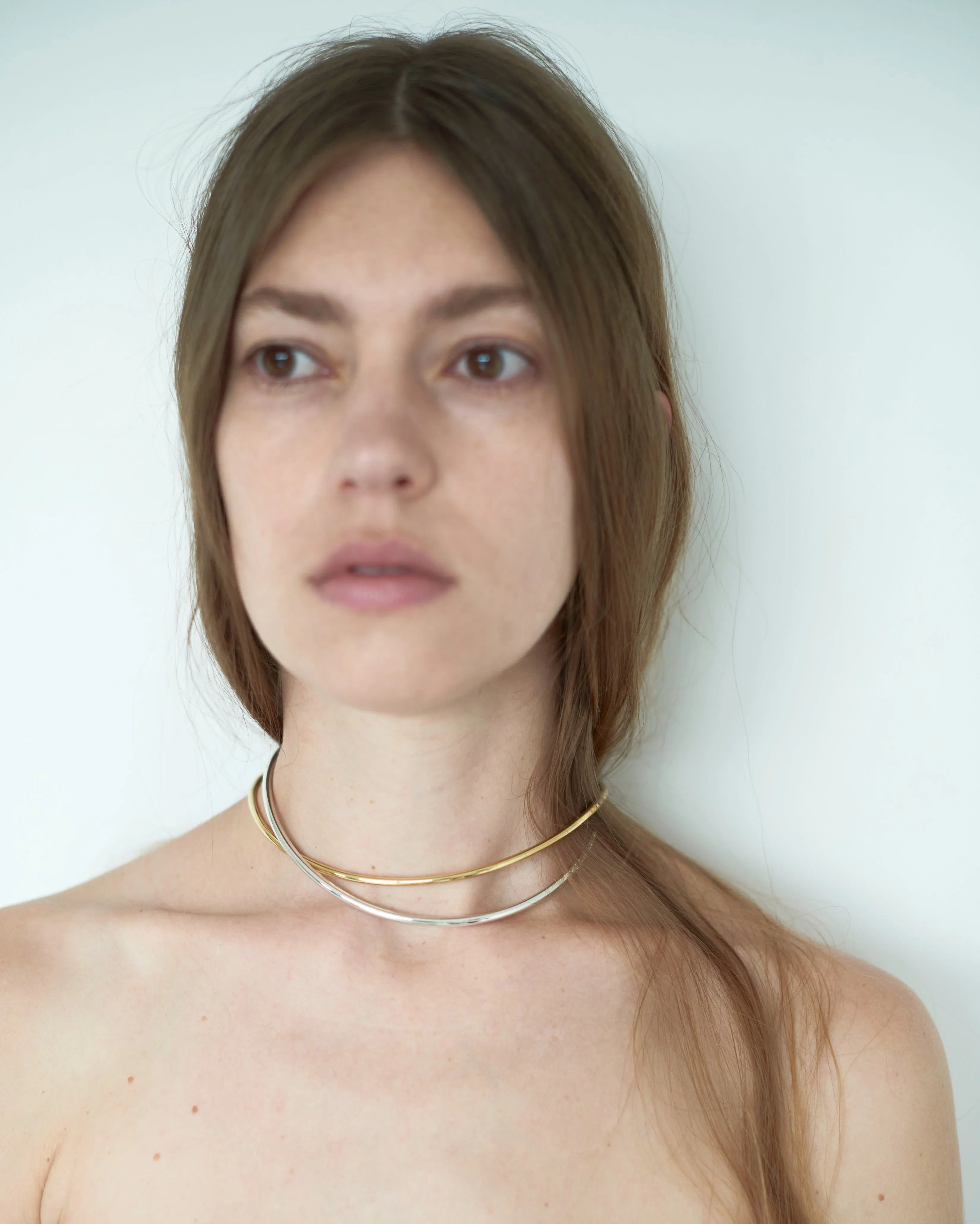 Tube Collar with String sold by Annika Inez
