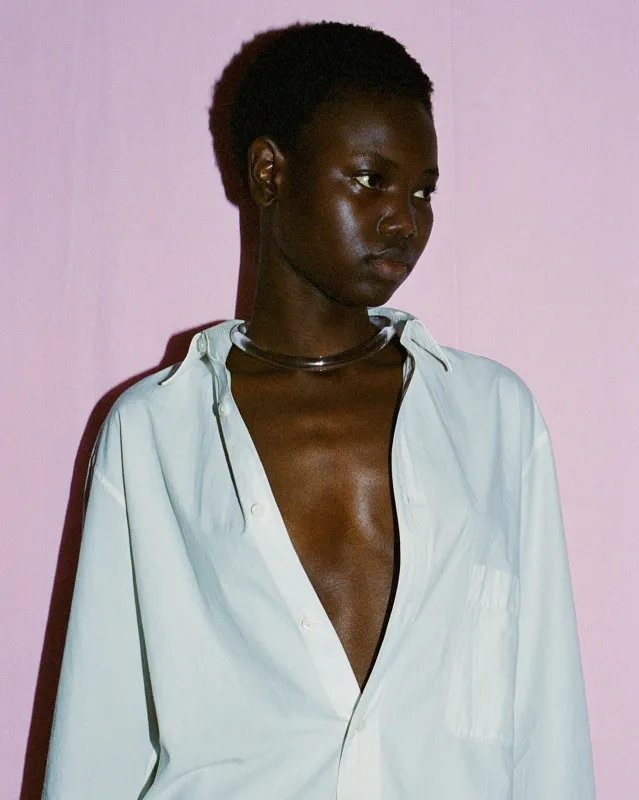 Glassy Collar made by Roxann Slate