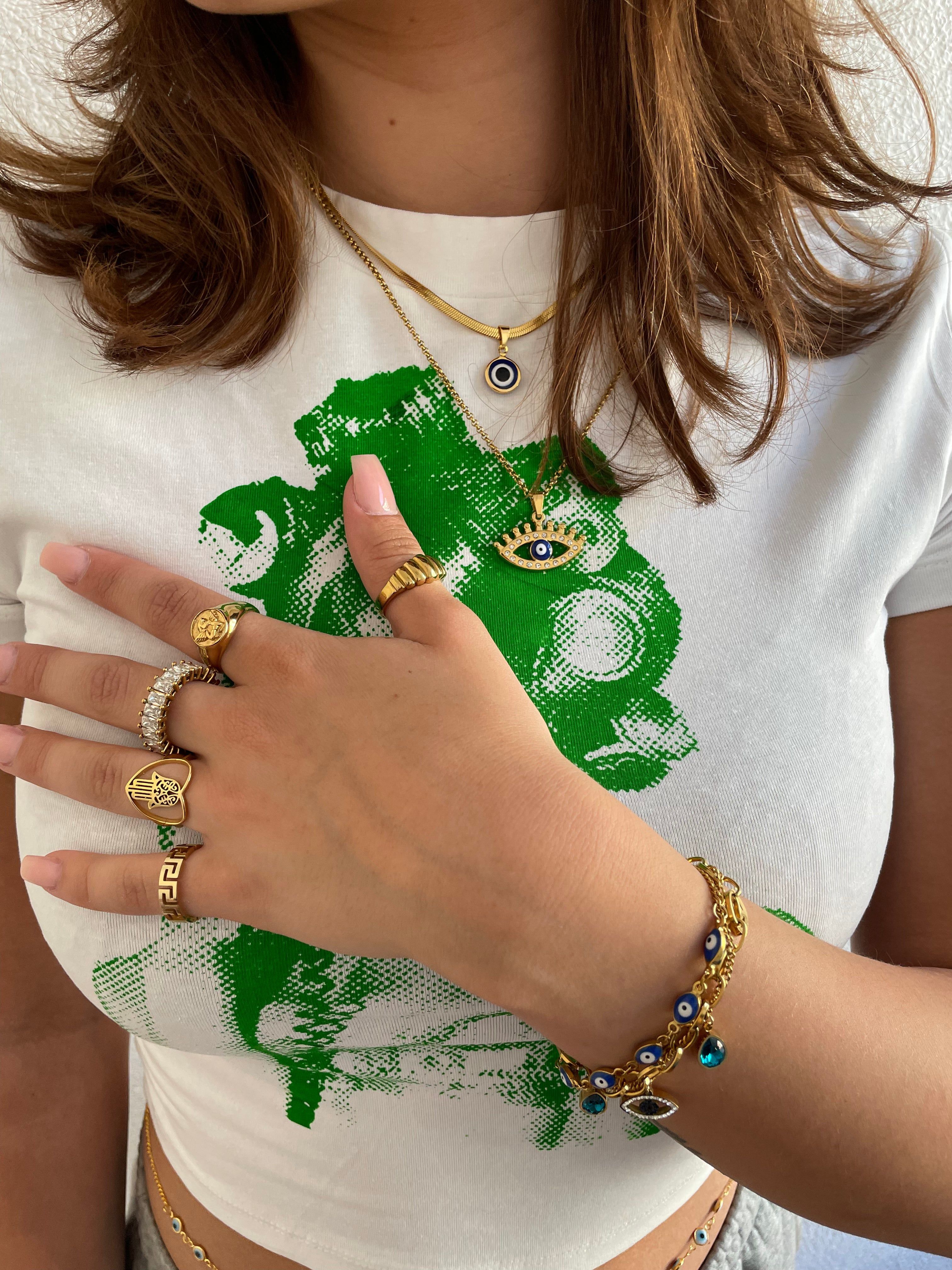 Evil Eye Bracelet / Anklet sold by Regina jewelry product image thumbnail 4