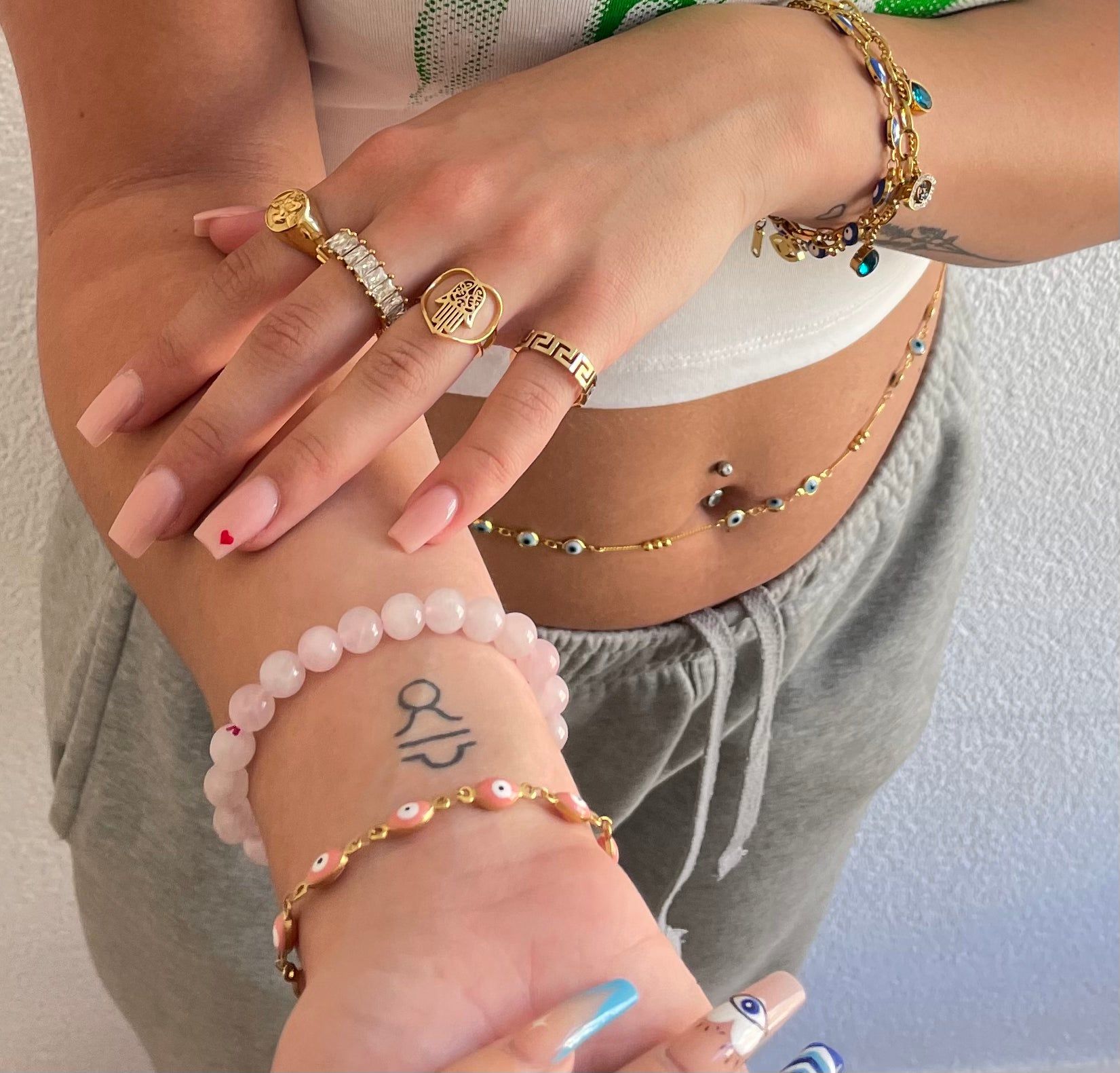 Evil Eye Bracelet / Anklet sold by Regina jewelry product image thumbnail 2