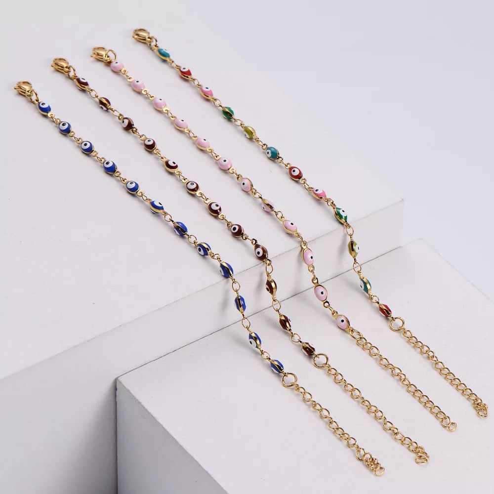 Evil Eye Bracelet / Anklet sold by Regina jewelry product image thumbnail 3