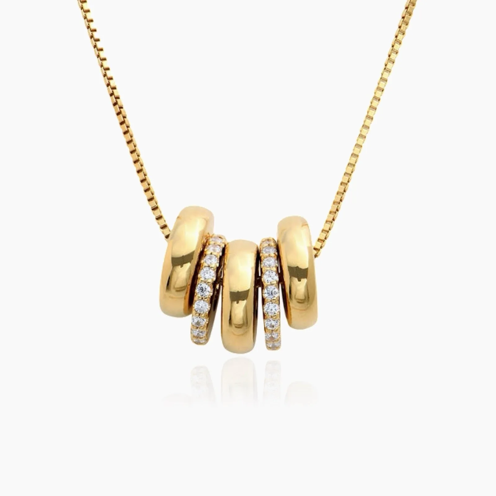 Multiple Names Family Gift Charms Necklace sold by Regina jewelry product image thumbnail 4