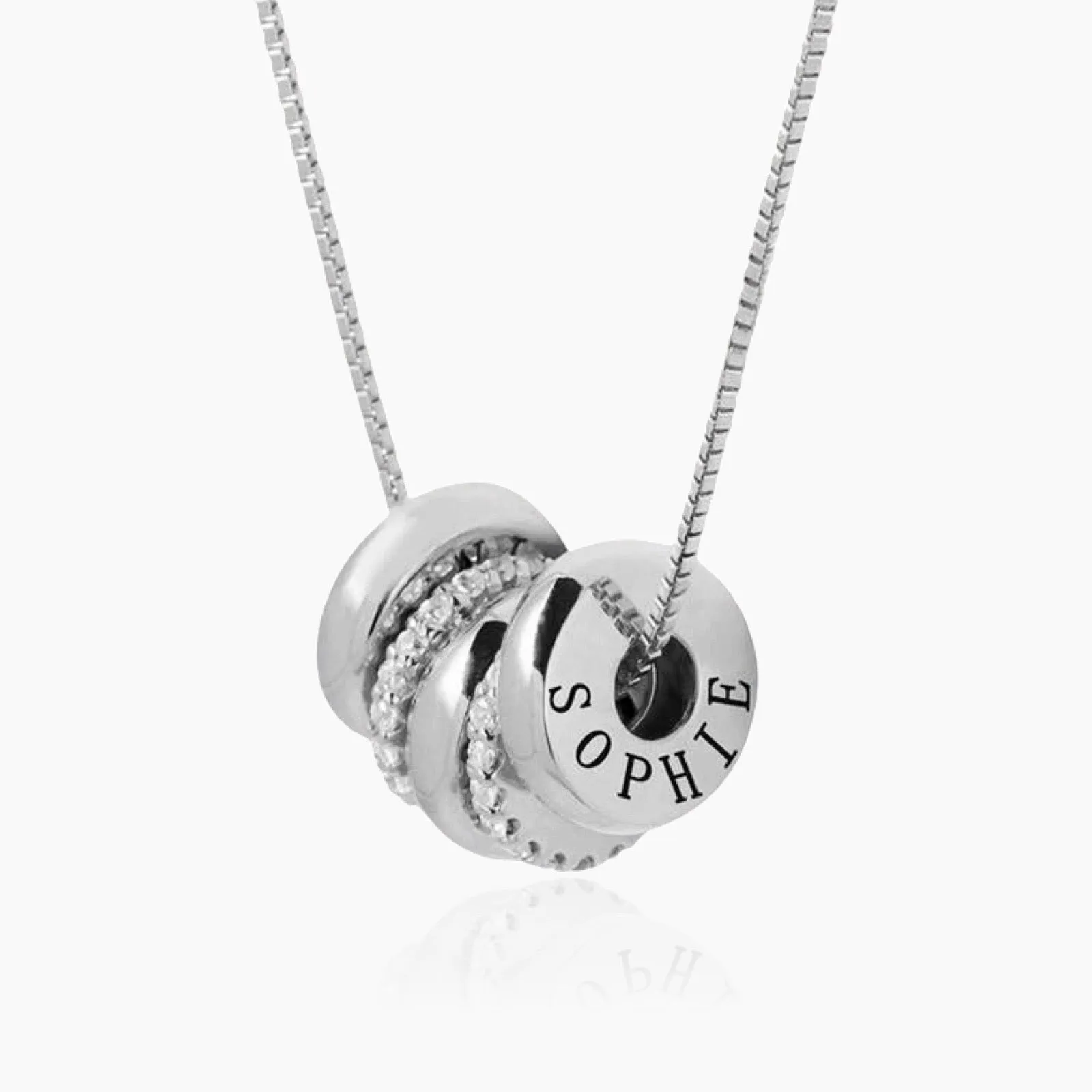 Multiple Names Family Gift Charms Necklace sold by Regina jewelry product image thumbnail 3