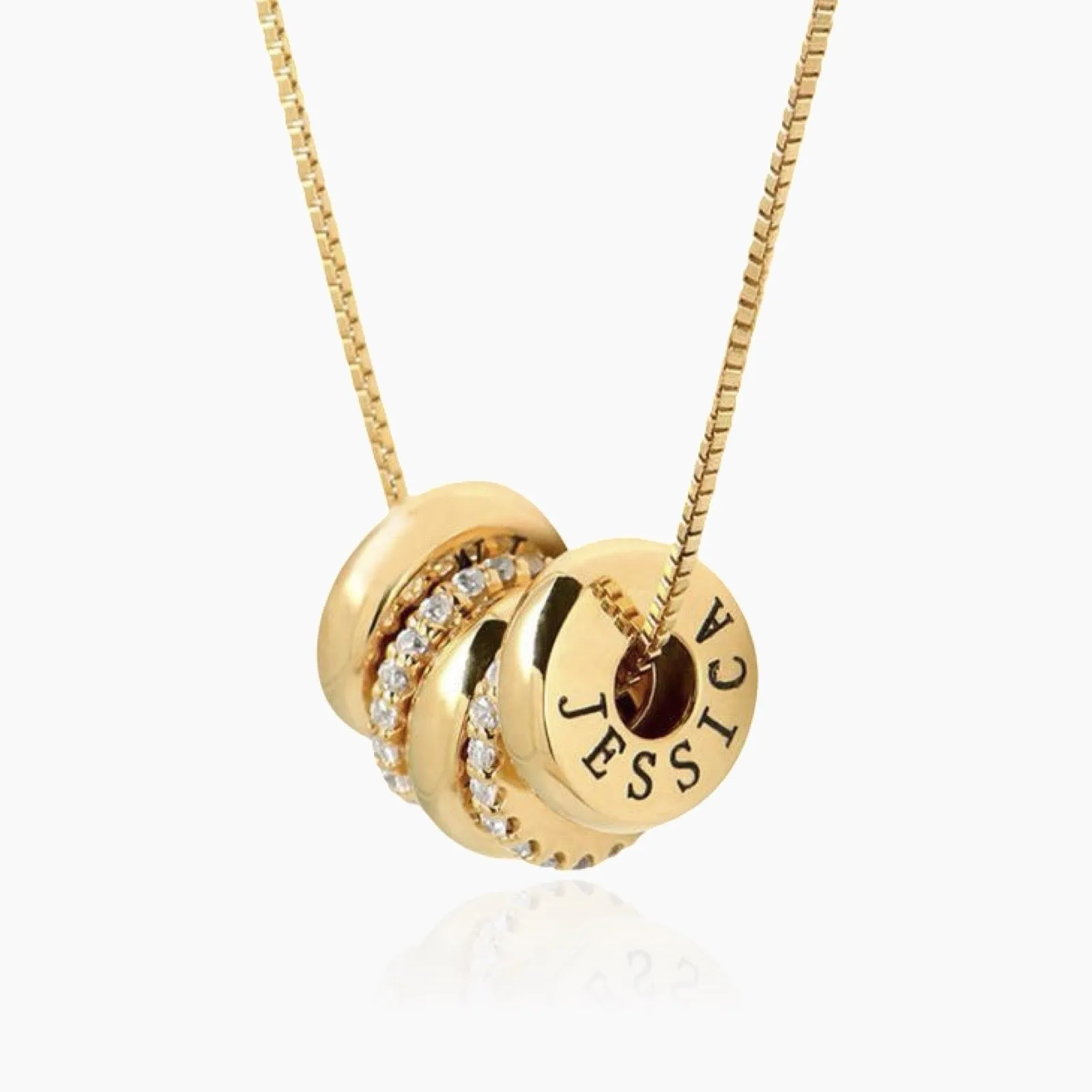 Multiple Names Family Gift Charms Necklace sold by Regina jewelry