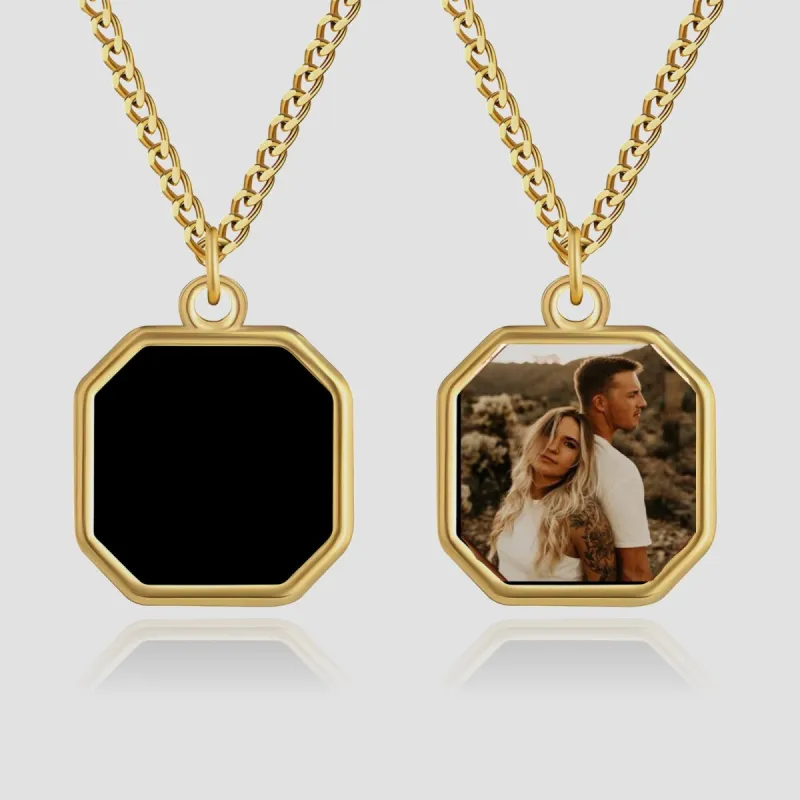 Magic Heat Revealed Photo Necklace sold by Regina jewelry