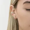 Dainty Pave Crystal Cuff Earrings sold by Regina jewelry