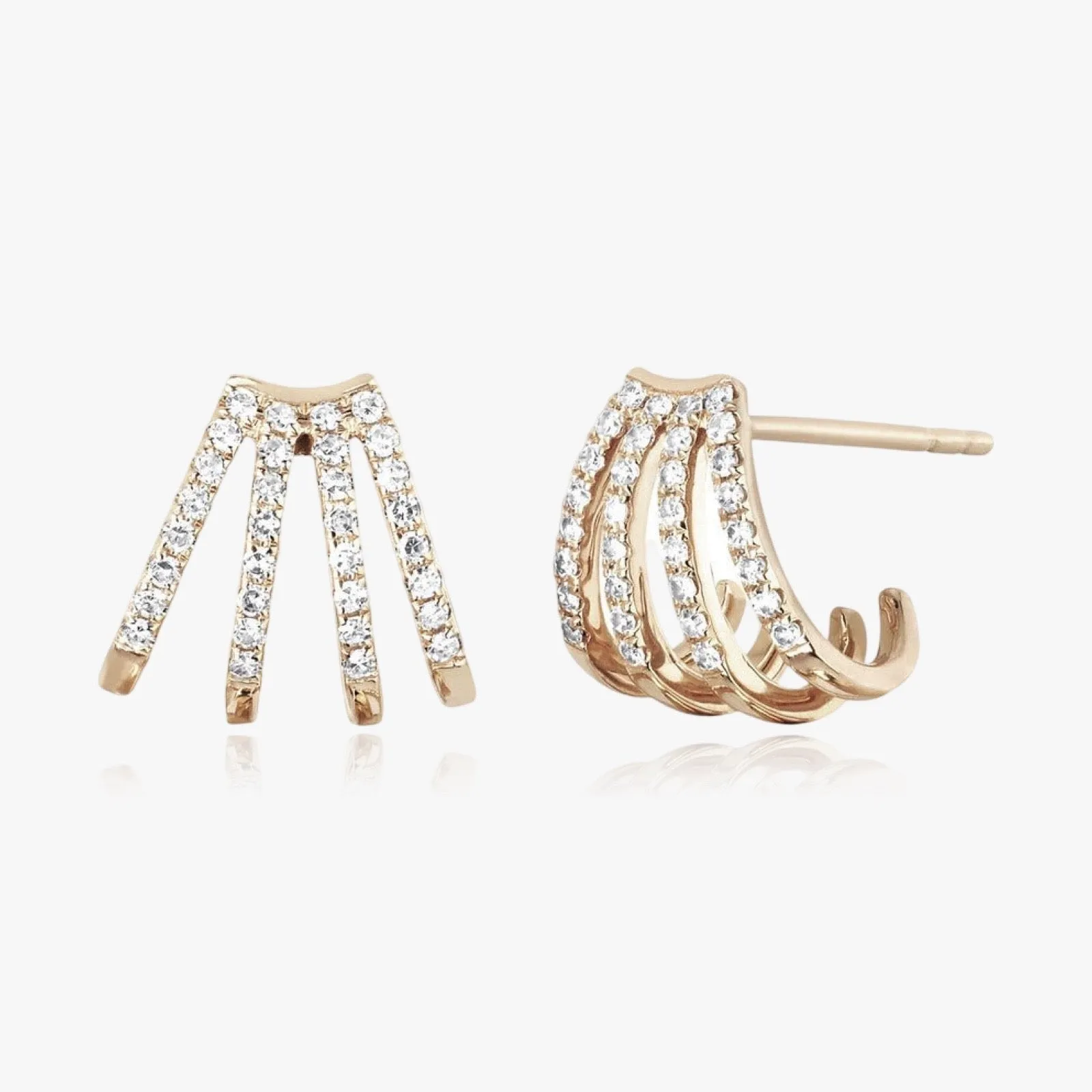 Multi Hoop Huggie Earrings sold by Regina jewelry