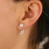 Star Pave Ear Jacket Earrings sold by Regina jewelry