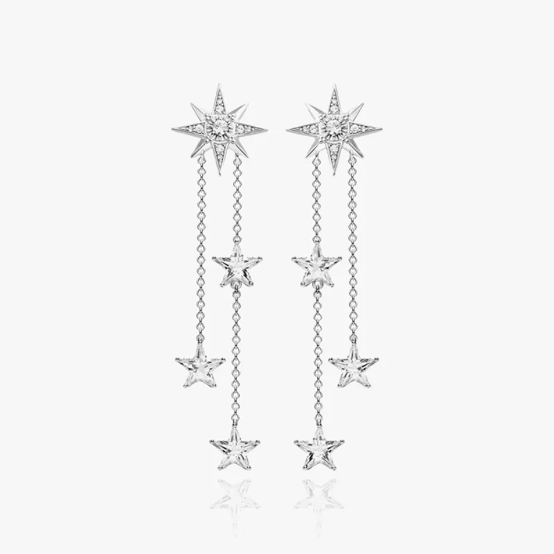Lucky Stars Drop Earrings sold by Regina jewelry