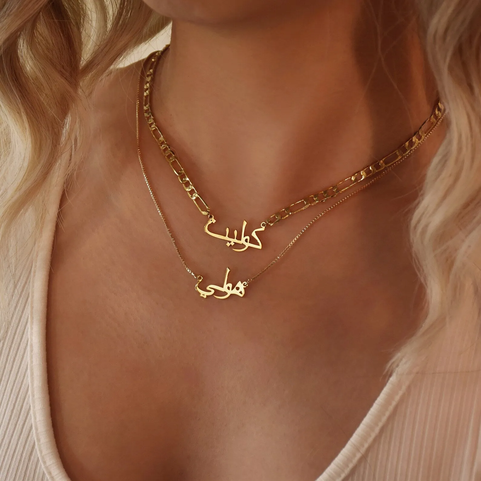 Arabic Custom Name Necklace sold by Regina jewelry product image thumbnail 5